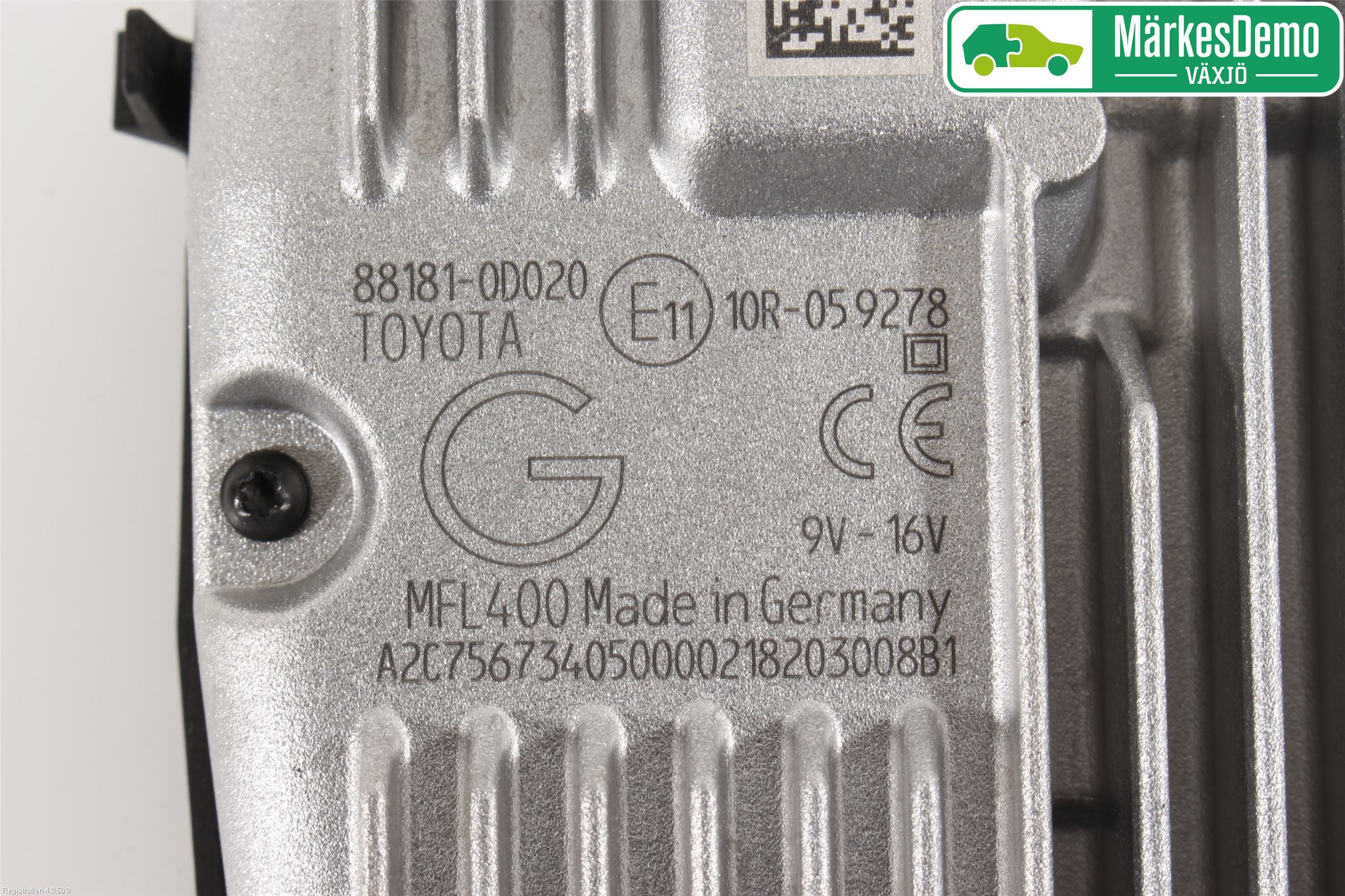 Toyota YARIS XP130 15-20 Sensor Kollisjonsbeskyttelse