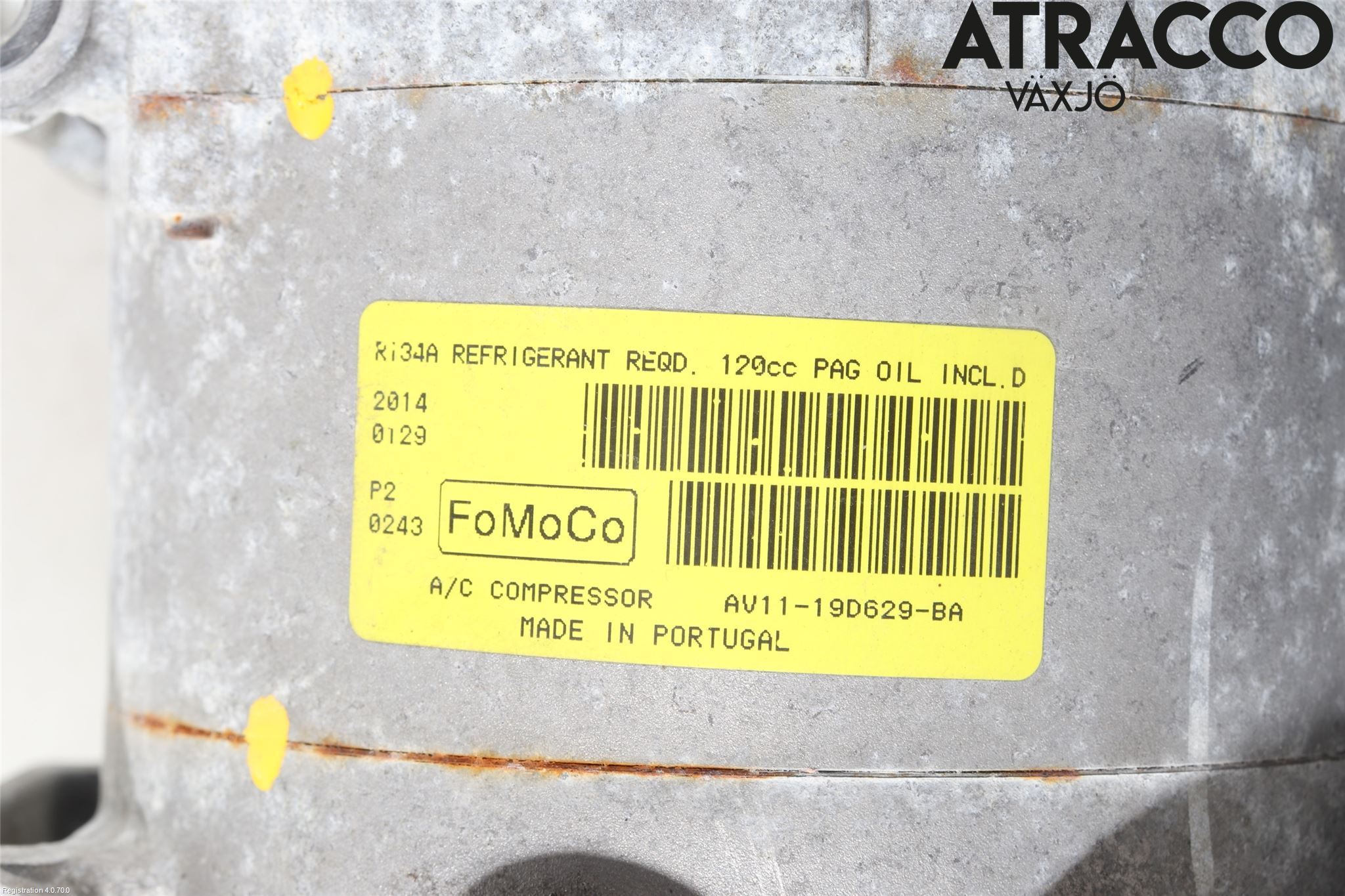 Ford FOCUS 11-14 Varme Ac Kompressor