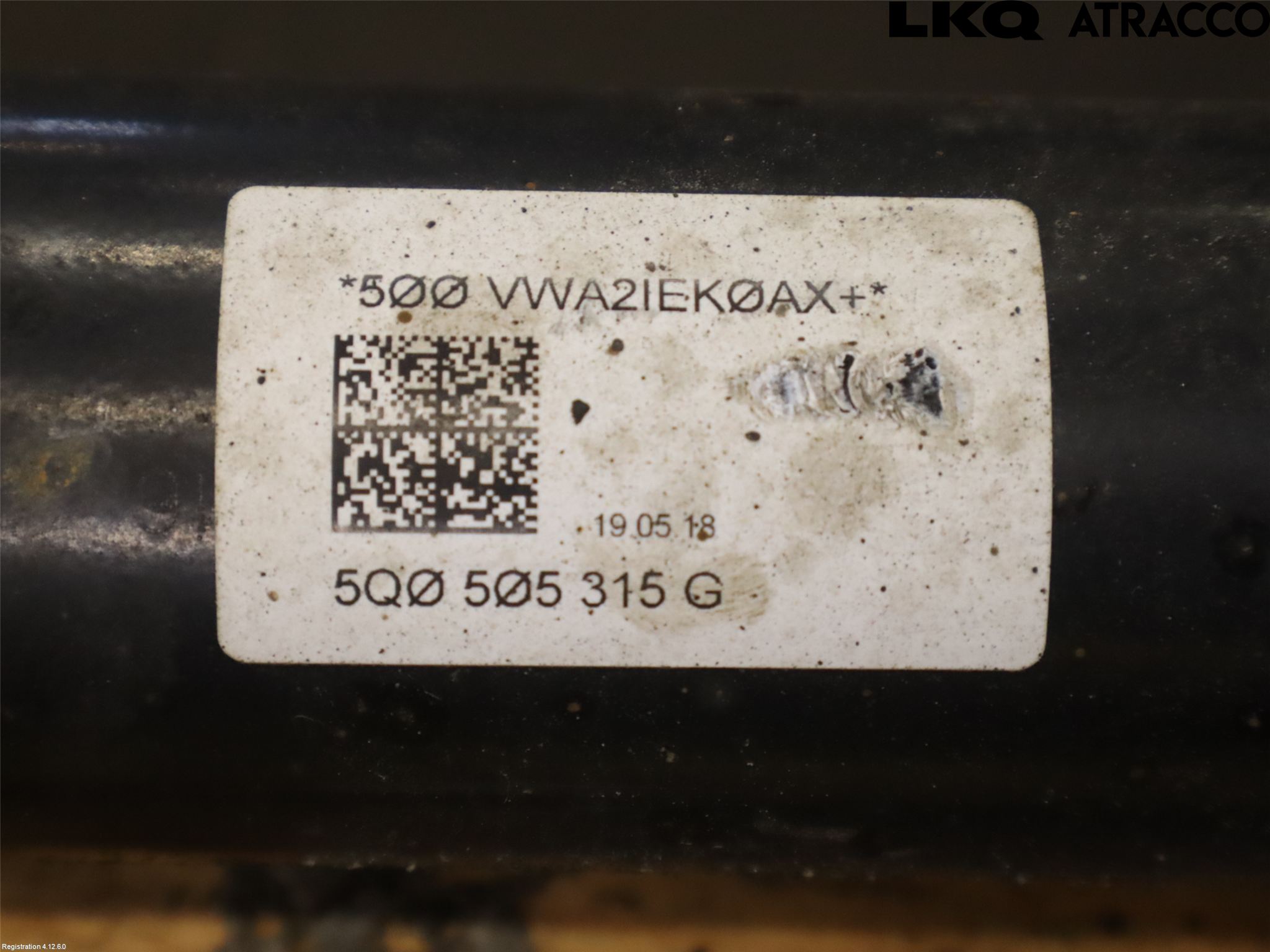 Volkswagen VW GOLF / E-GOLF VII 13-20 Bakaksel Feste Travers-Ramme