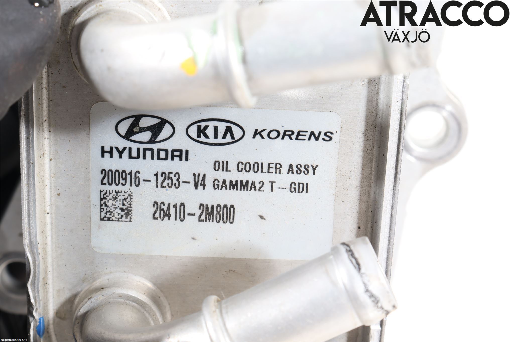 Hyundai TUCSON 05- Radiator Oljekjøler Motor