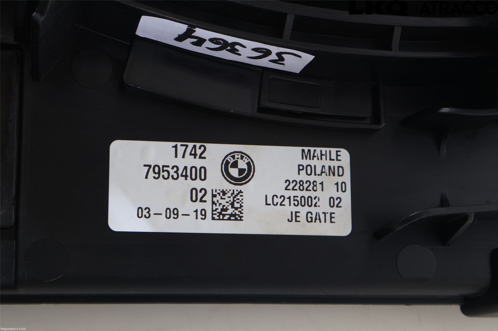 BMW 5 G30/G31/F90 17-23 Kjølevifte-Radiator Hus-Kåpe