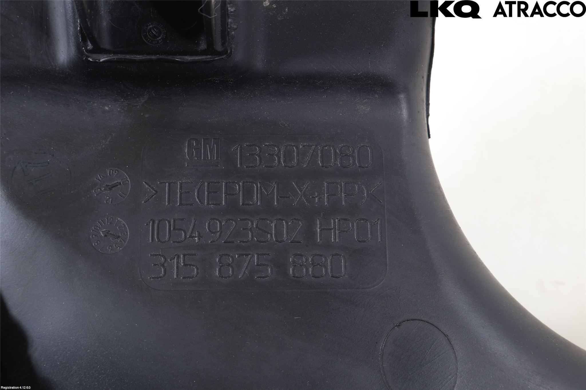 Opel ASTRA J 10-15 Forg-Belg-Rør Mot Luftr