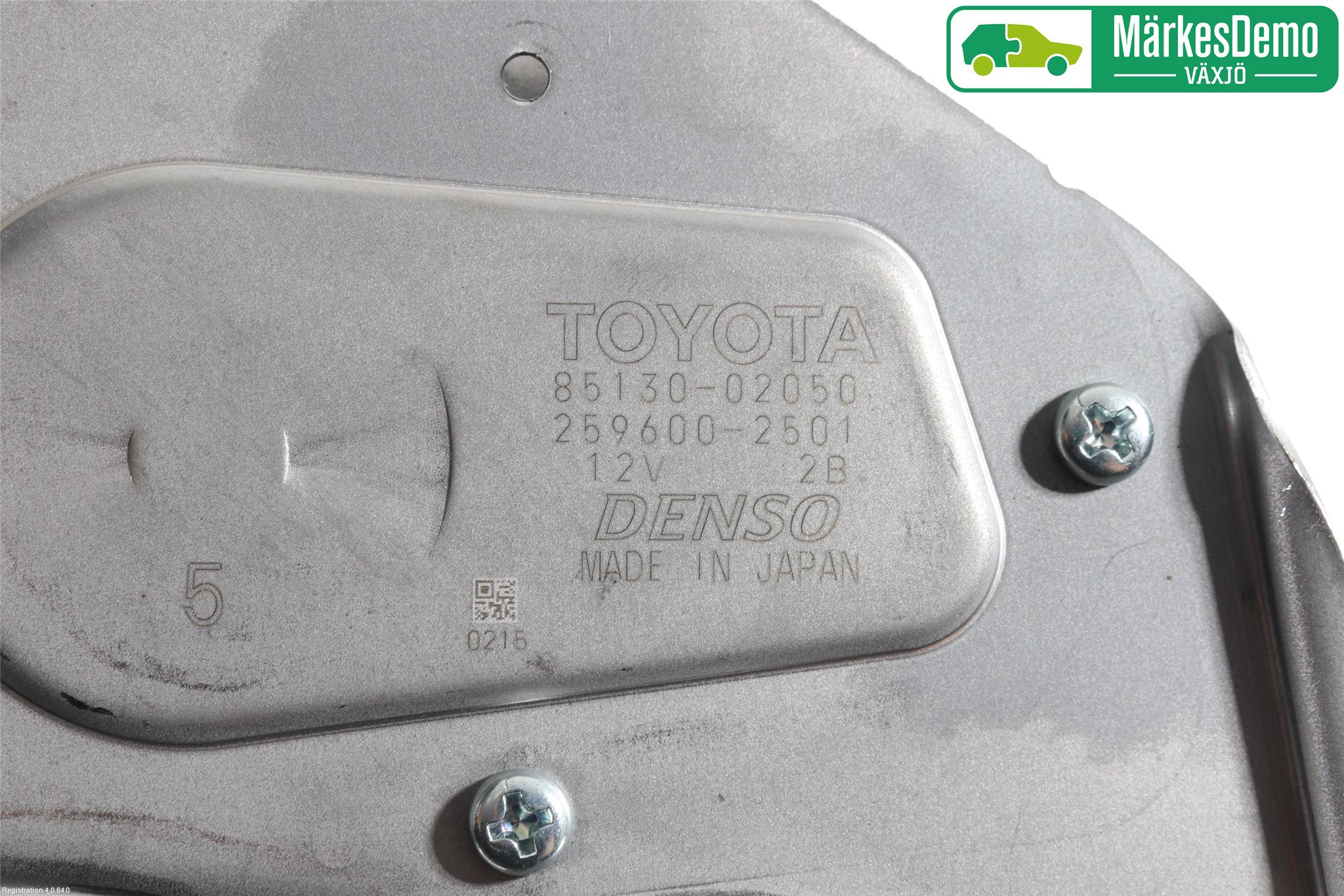 Toyota AURIS 13-19 Viskermotor Bakluke