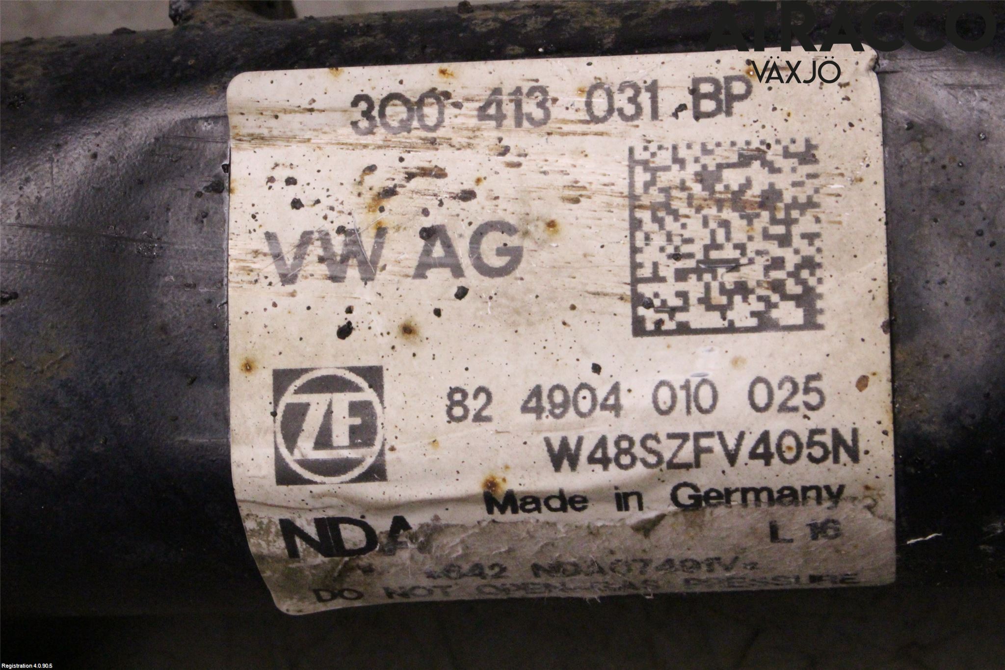 Volkswagen VW PASSAT 15-19 Fjærbein Foran Venstre