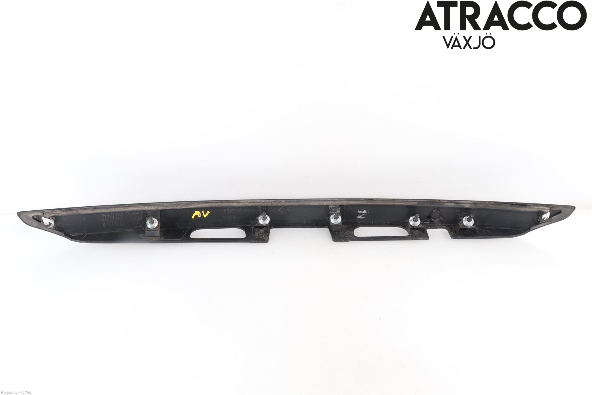 Toyota YARIS XP130 12-14 Refleksplate - Skiltplate