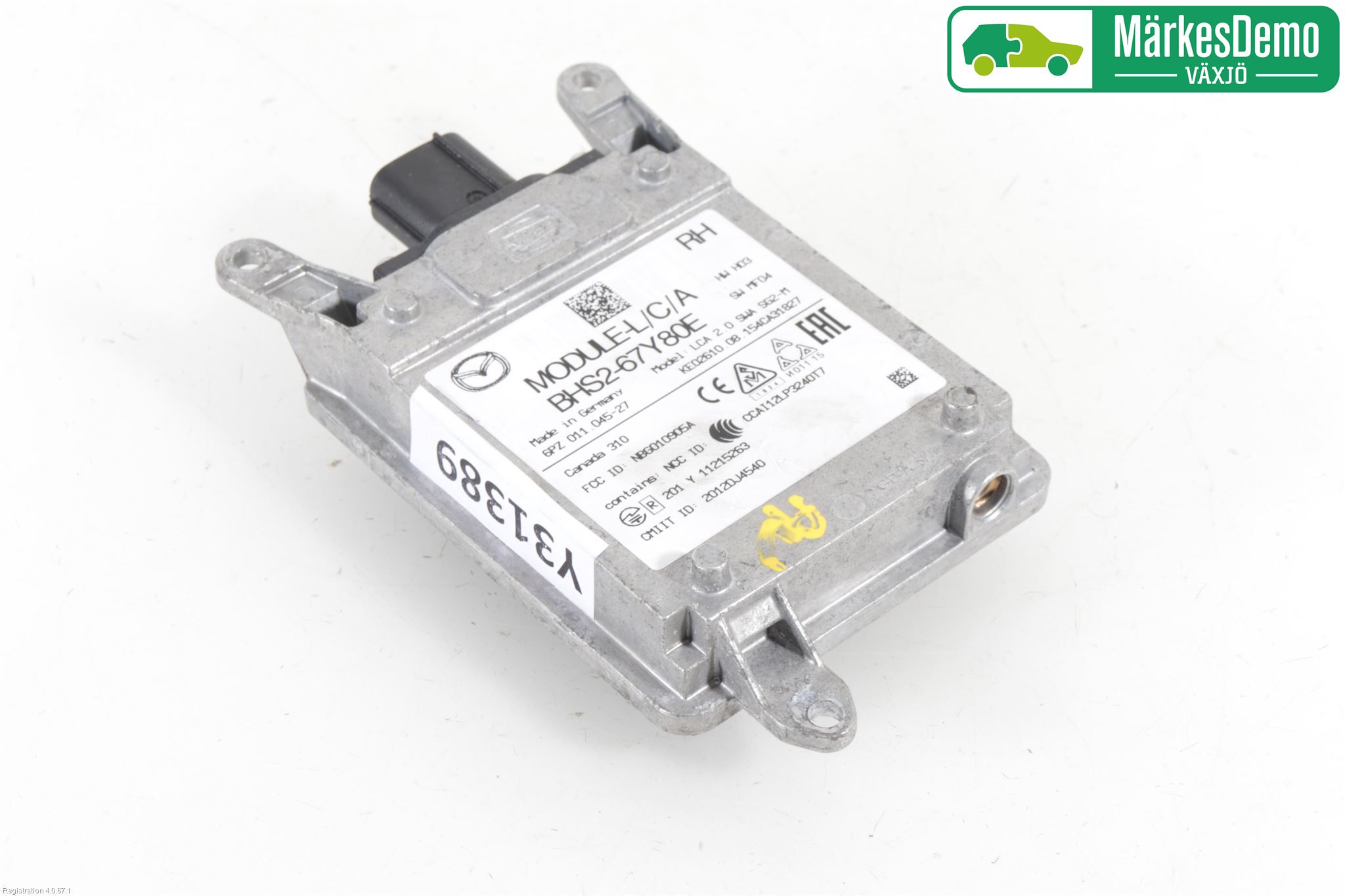 Mazda 3 III 14-19 Sensor Kollisjonsbeskyttelse