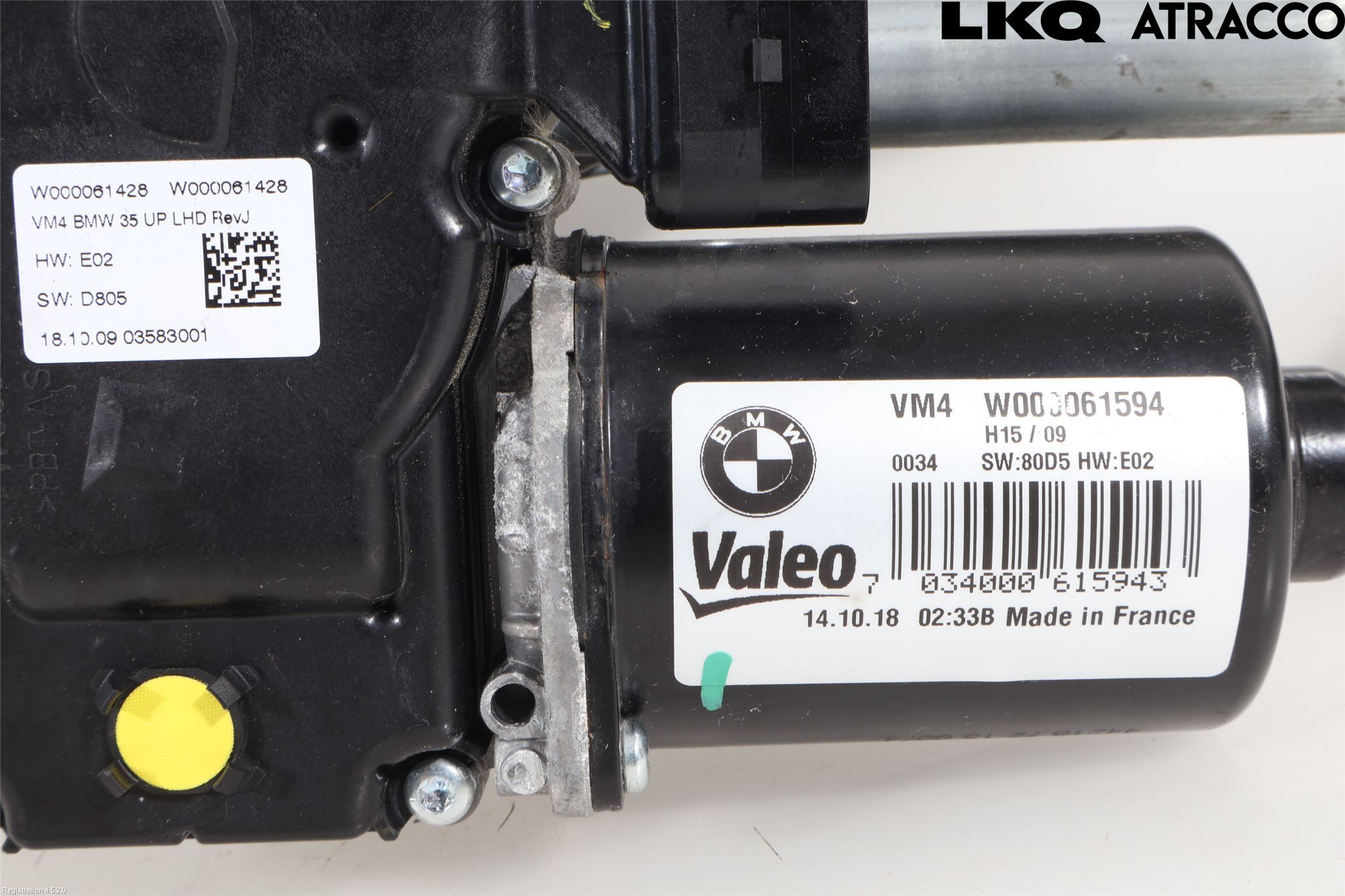 BMW 5 G30/G31/F90 17-23 Viskeroverføring Frontrute