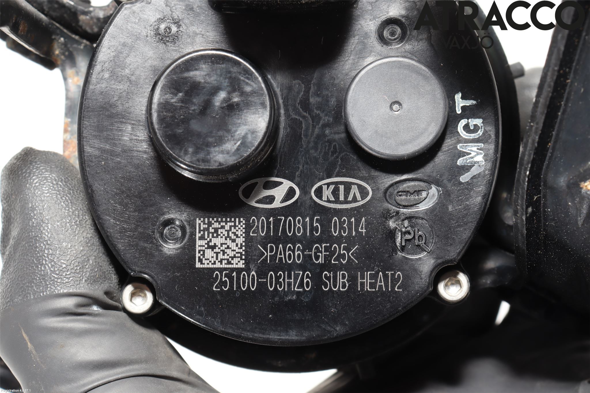 Kia NIRO (DE) 17-22 Varme Sirkulasjonspumpe