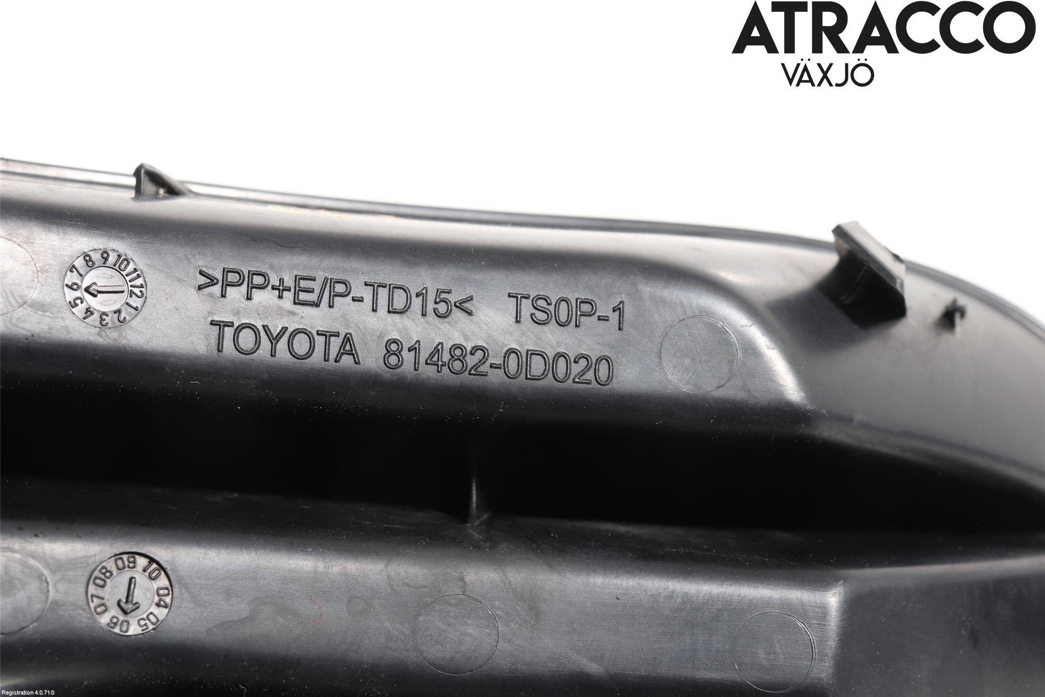 Toyota YARIS XP90 06-11 Støtfanger Foran Hjørne Vens