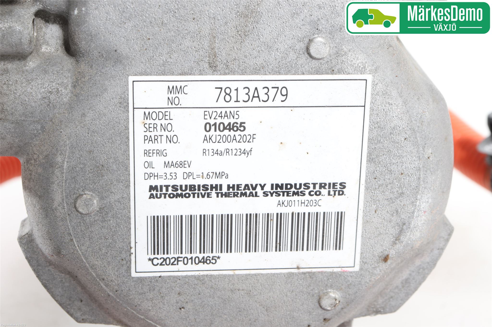 Mitsubishi OUTLANDER 13-21 Varme Ac Kompressor