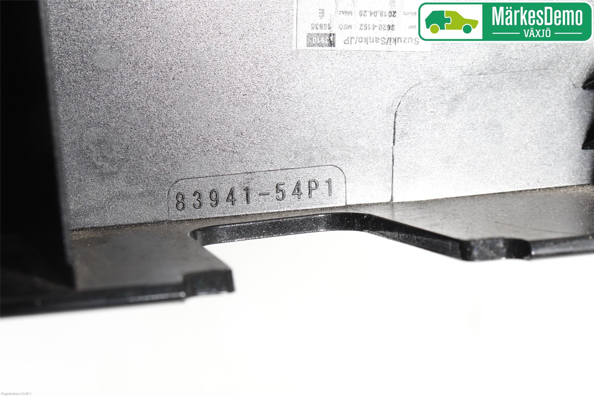Suzuki VITARA 15- Refleksplate - Skiltplate