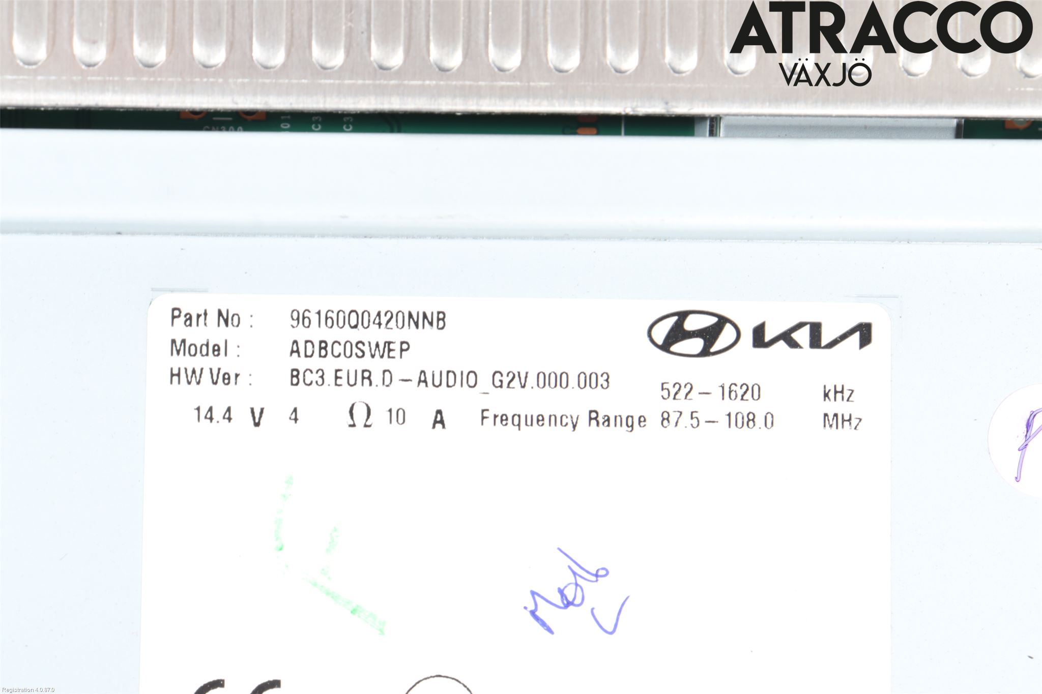 Hyundai BAYON BC3 21- Stereo Radio Med Cd