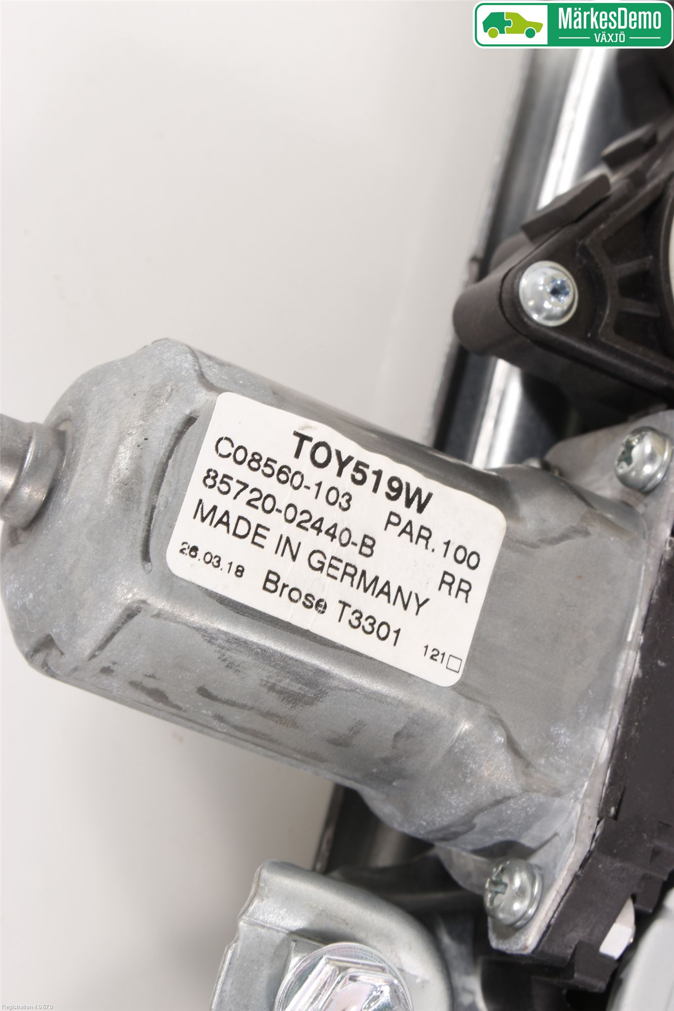 Toyota AURIS 13-19 Vindusheis El Komp