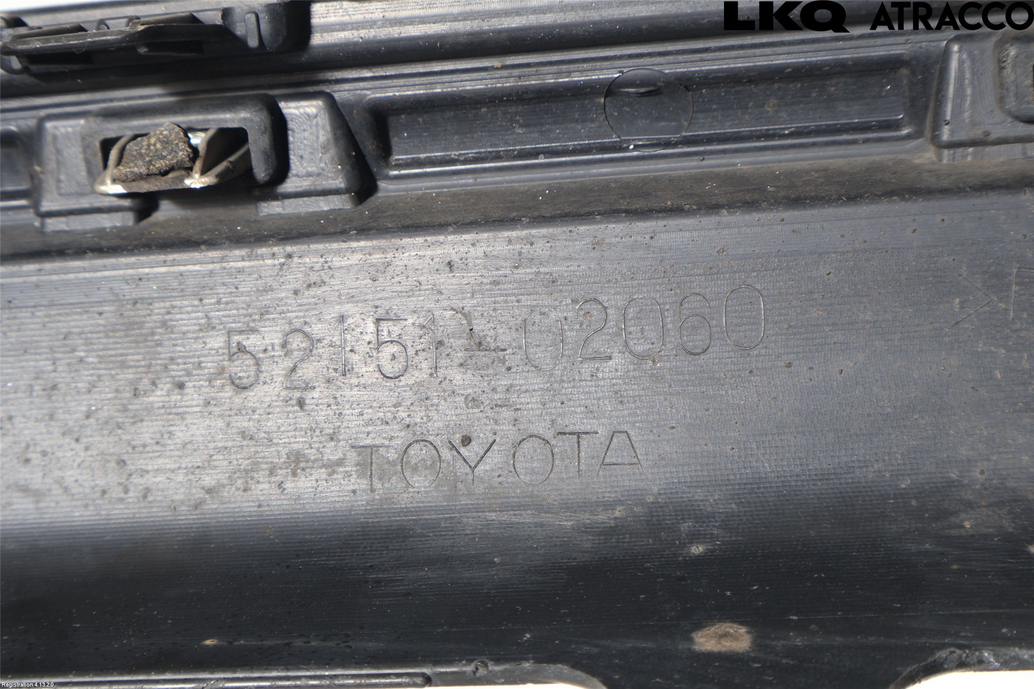 Toyota AURIS 13-19 Støtfanger Bak Midt Del