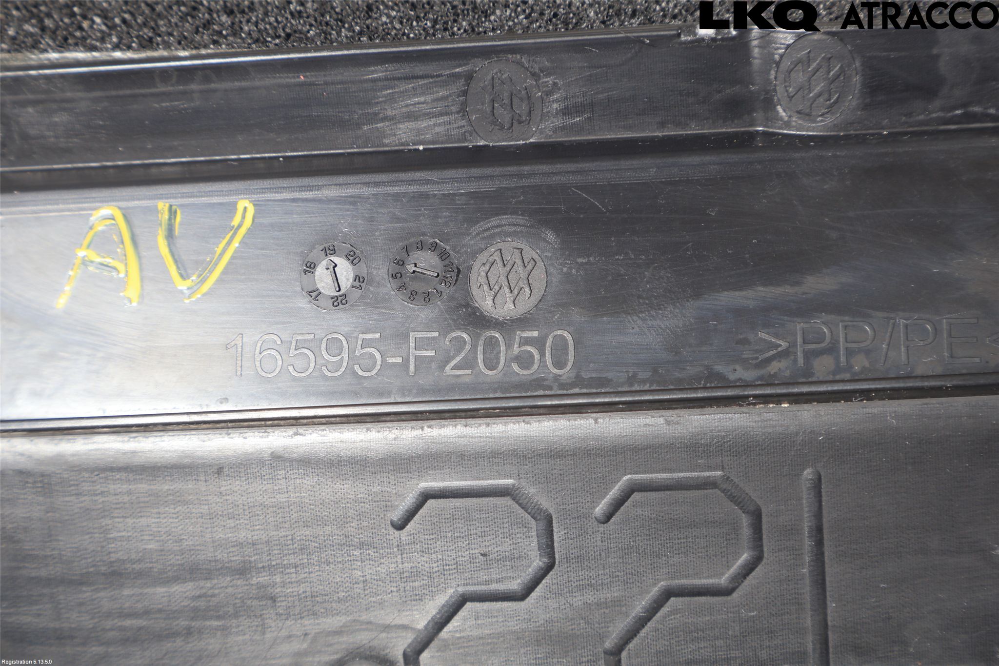 Toyota COROLLA 19- Luftstyring Front