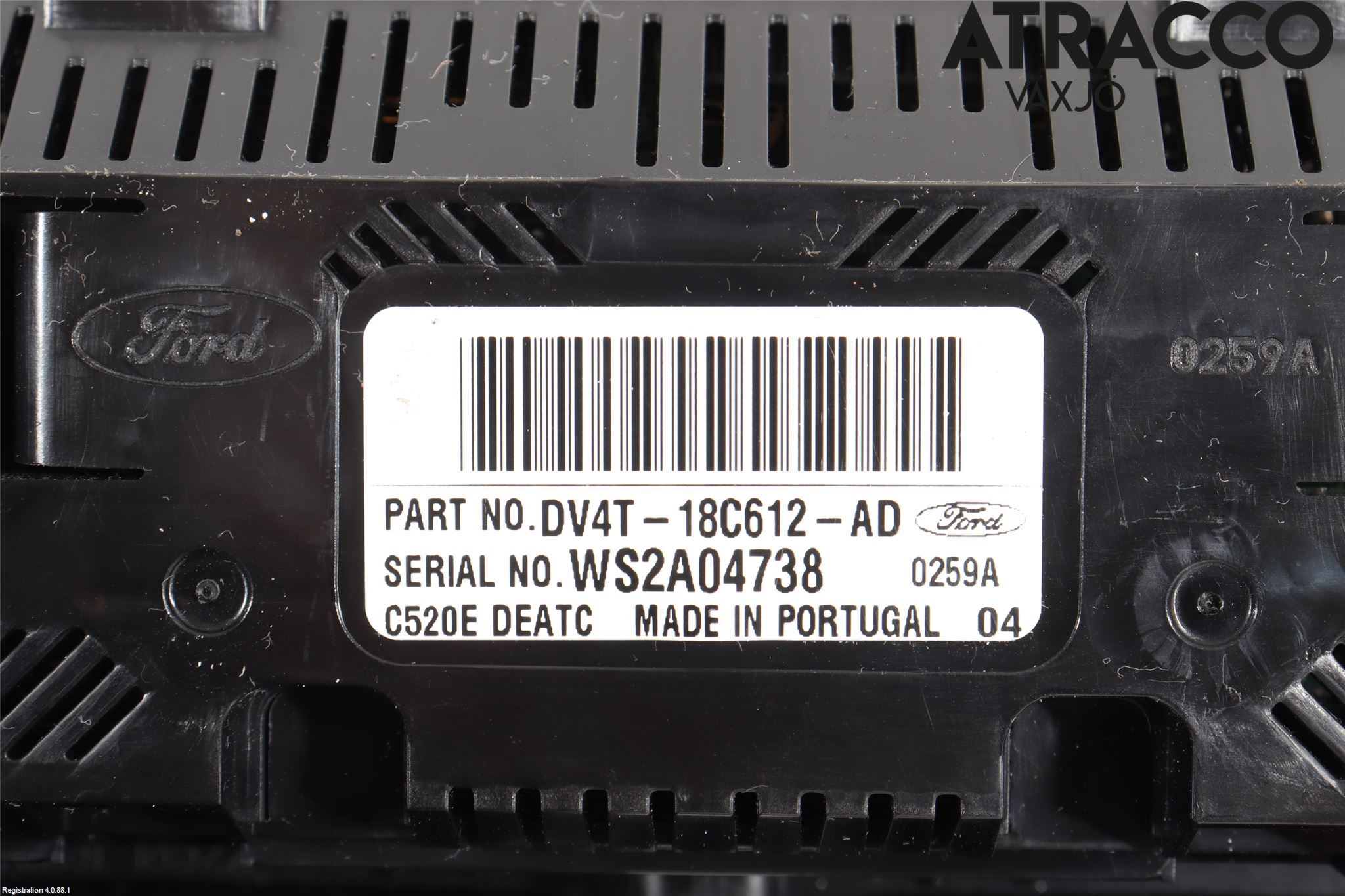 Ford KUGA 13-16 Varme Ac Betjening-Display