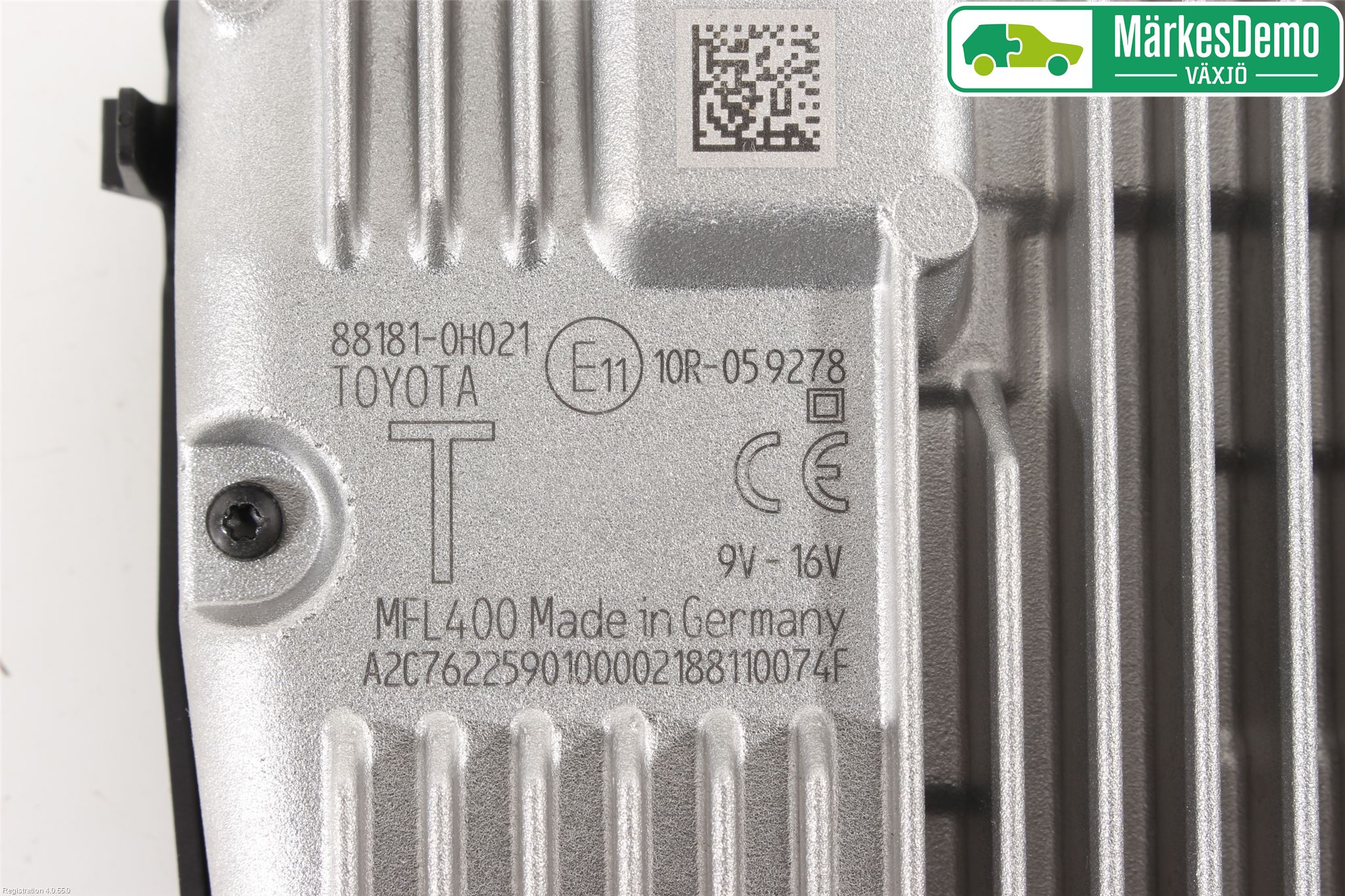 Toyota AYGO 15-21 Sensor Kollisjonsbeskyttelse