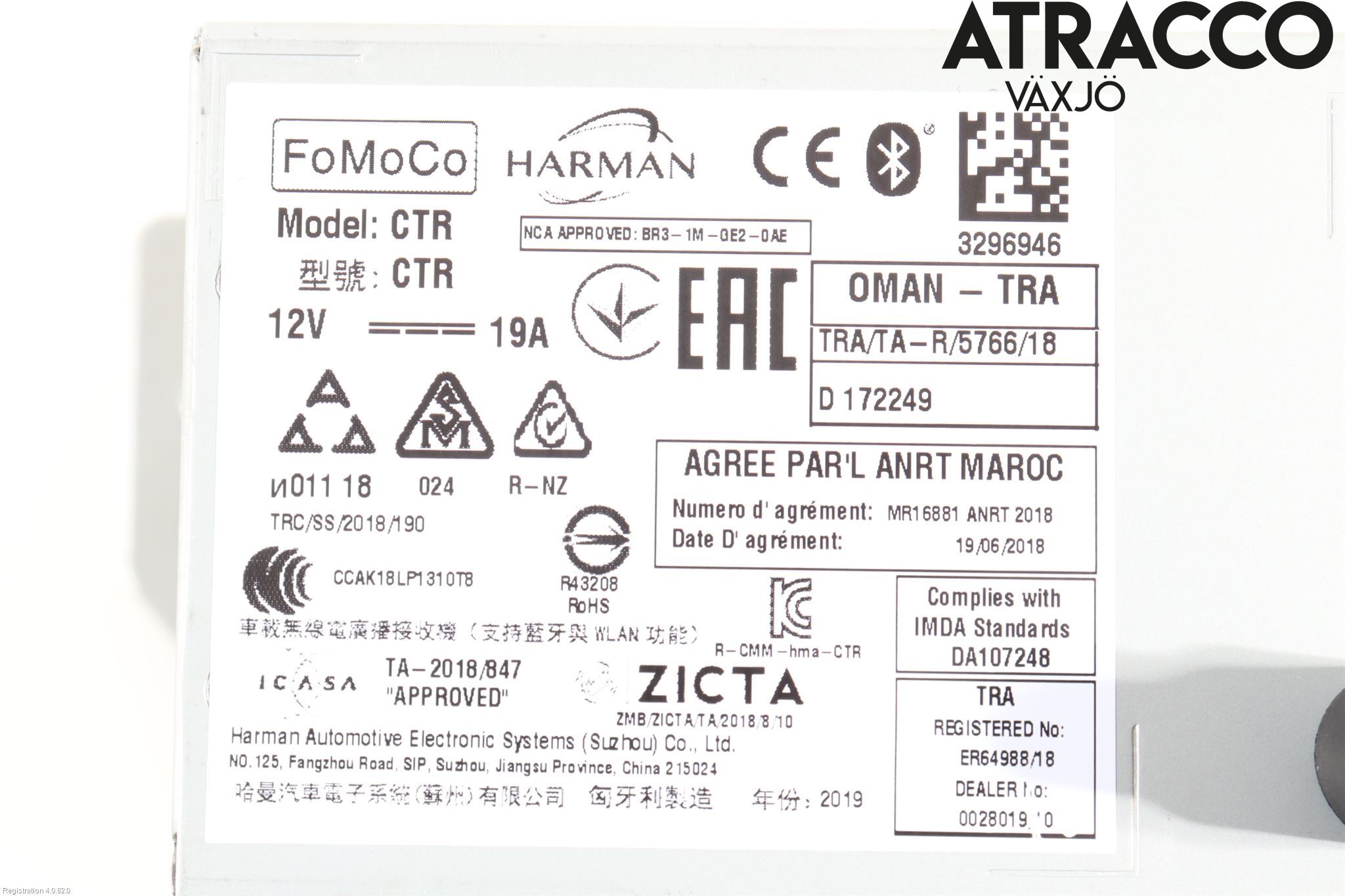 Ford FIESTA (VII) 18-23 Stereo Radio Med Cd