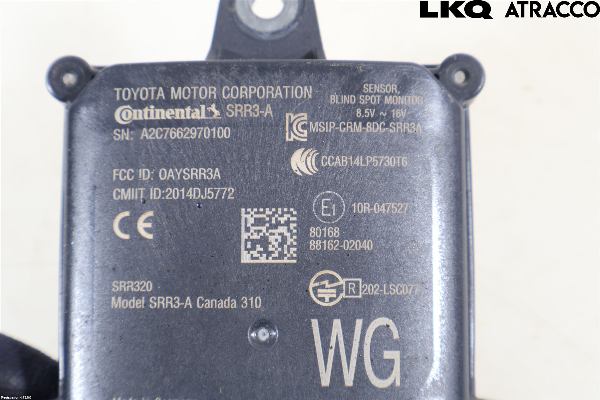 Toyota COROLLA 19- Sensor Kollisjonsbeskyttelse