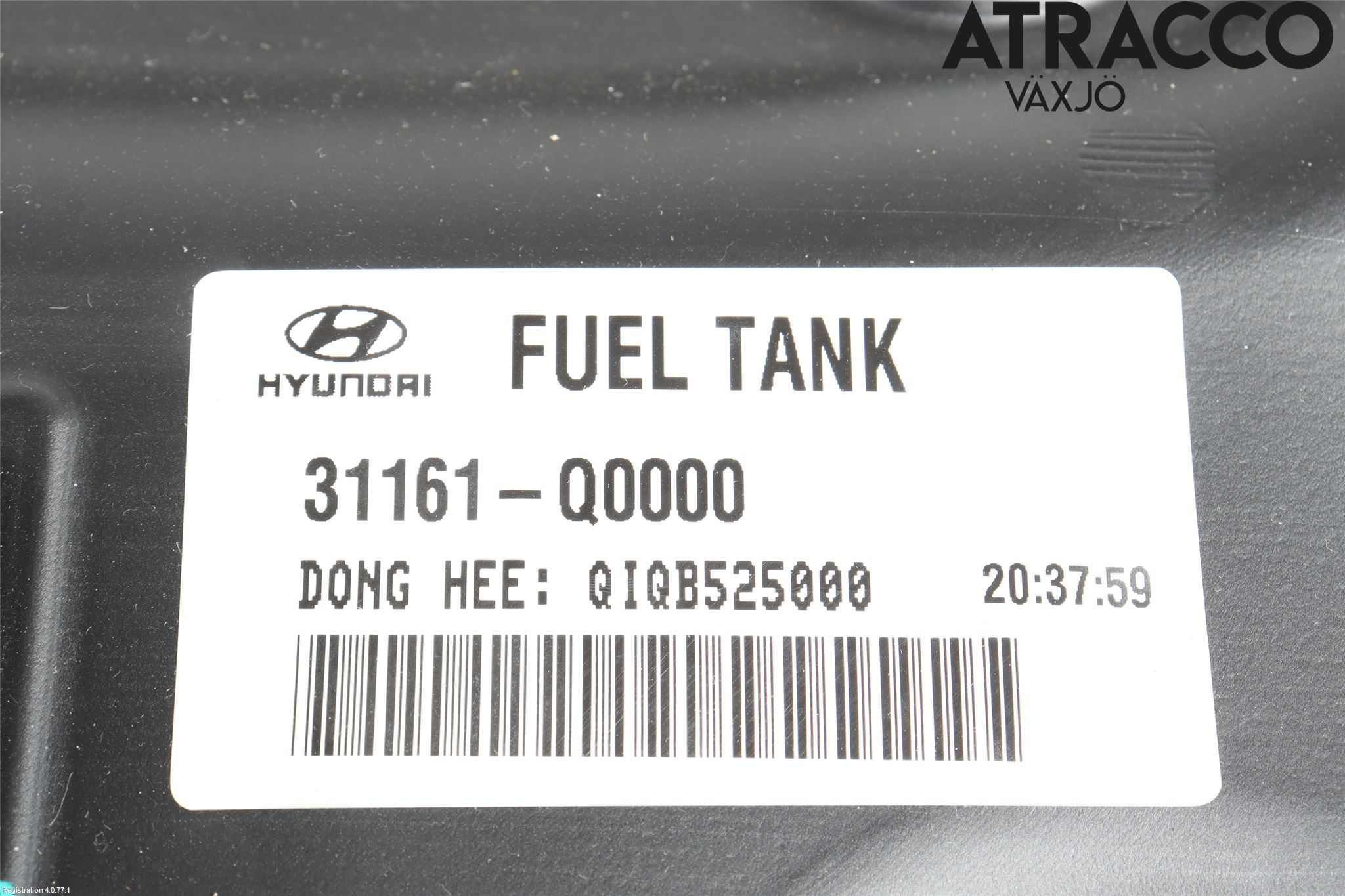 Hyundai i20 BC 21- Drivstofftank Innsprøytning