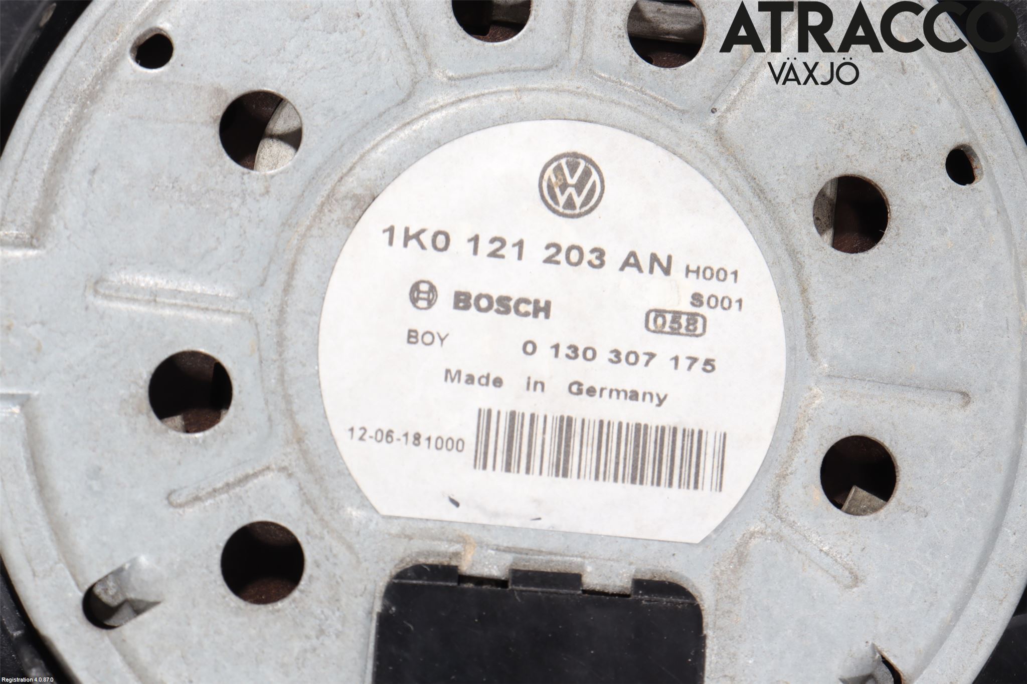 Volkswagen VW GOLF VI 09-13 Kjølevifte-Radiator Hus-Kåpe