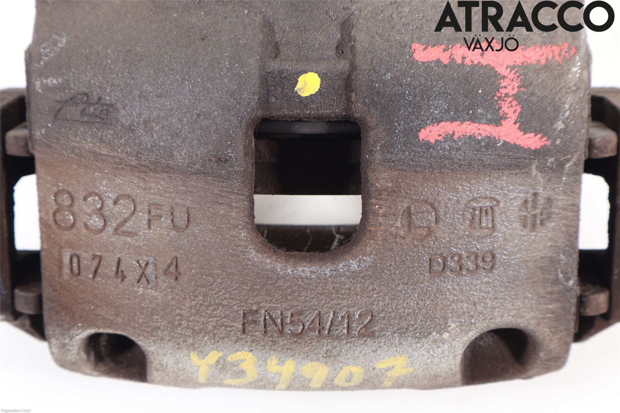 Fiat 500 07- Bremsecaliper Foran Høyre