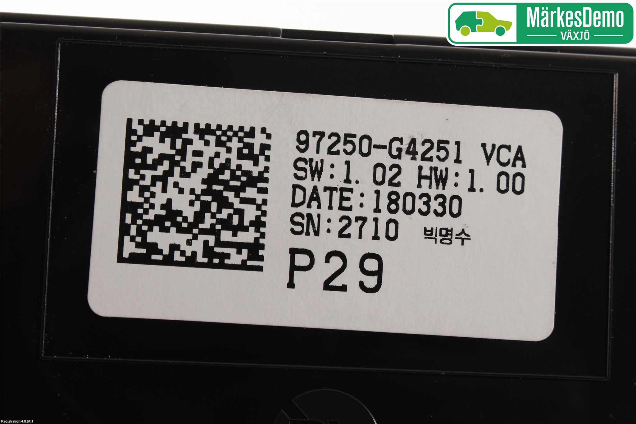 Hyundai i30 PD 17- Varme Ac Betjening-Display
