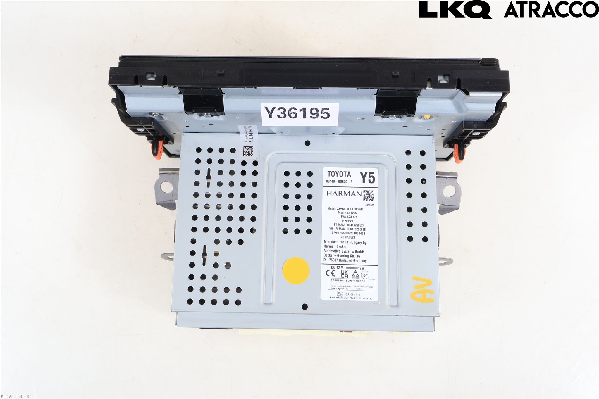 Toyota YARIS XP21 20- Stereo Radio Med Cd