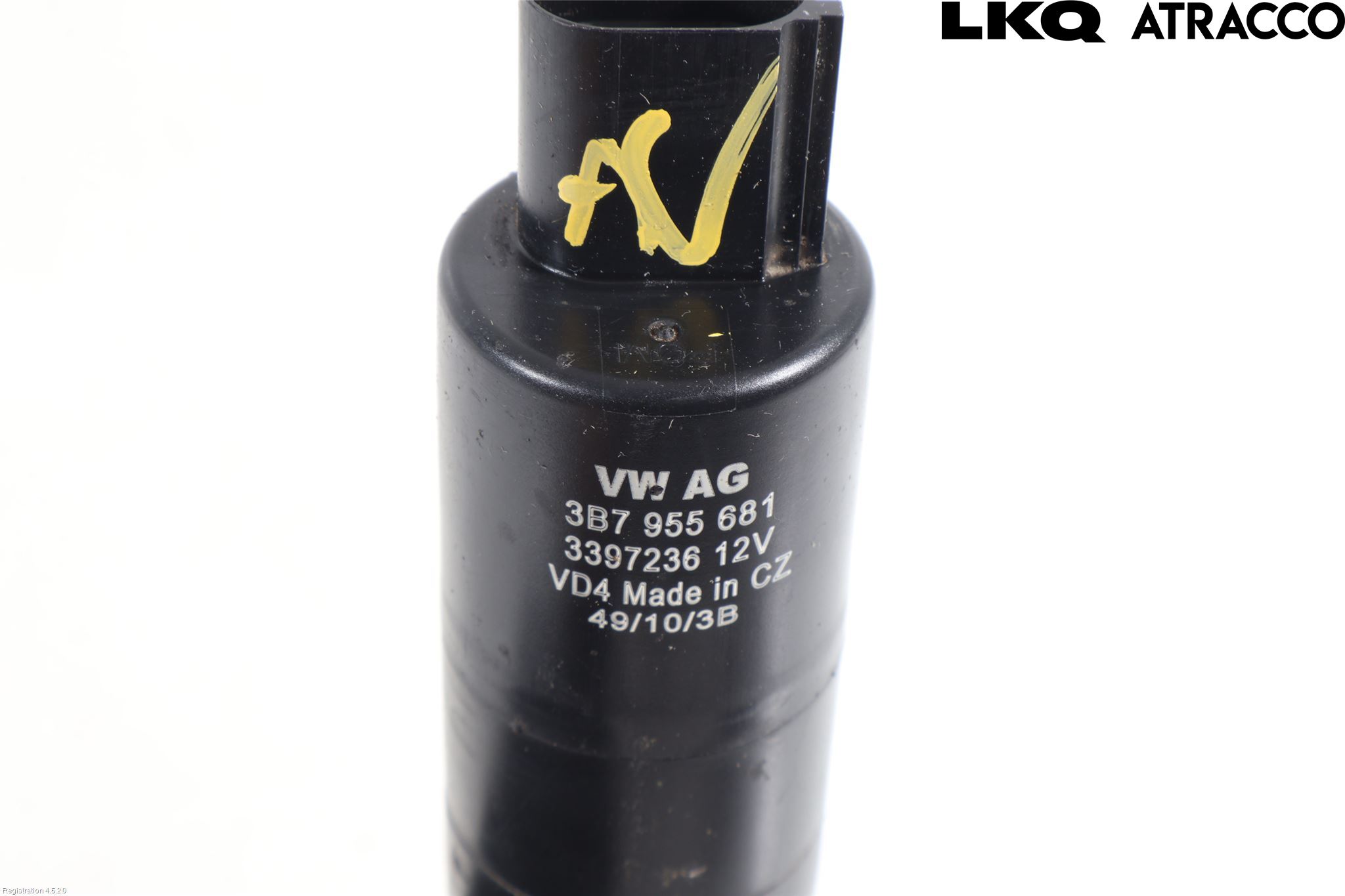 Volkswagen VW GOLF VI 09-13 Spylerpumpe Høytrykk