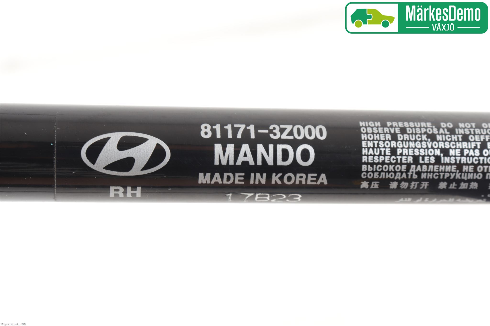 Hyundai i40 16-18 Panser Demper-Gassfjær