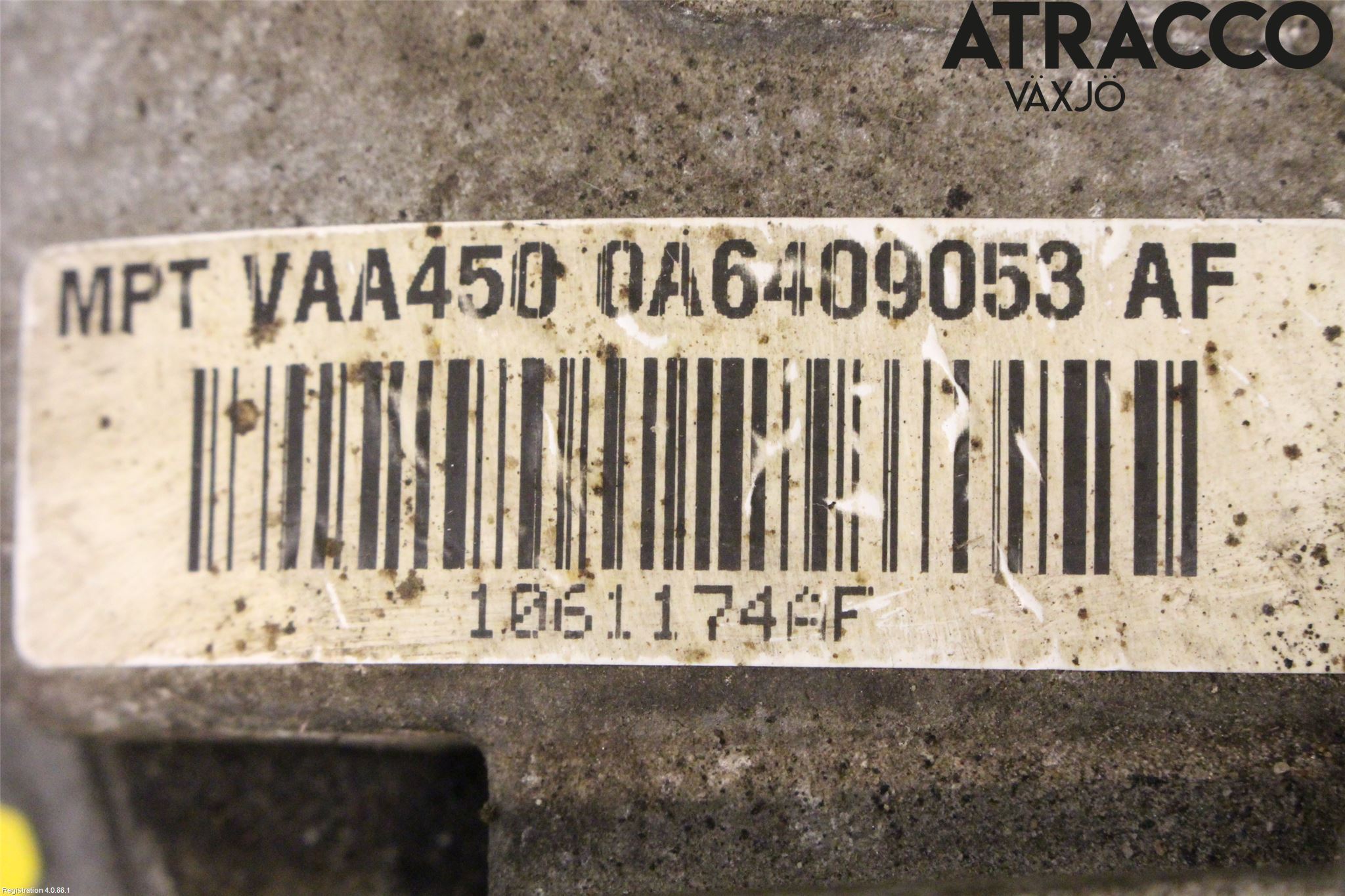 Volkswagen VW TIGUAN 07-16 Gearkasse Fordelingskasse