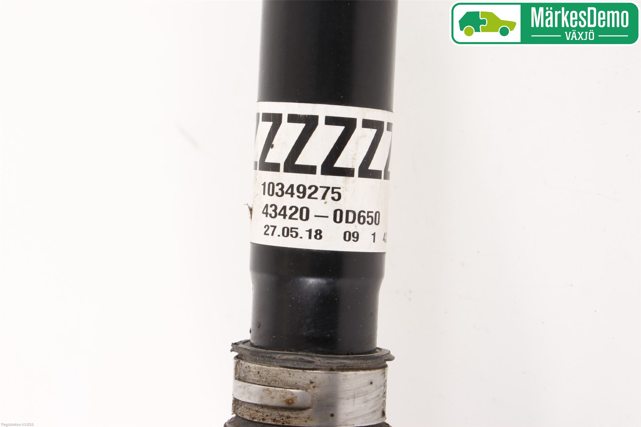 Toyota YARIS XP130 15-20 Drivaksel Foran Kompl Venstre