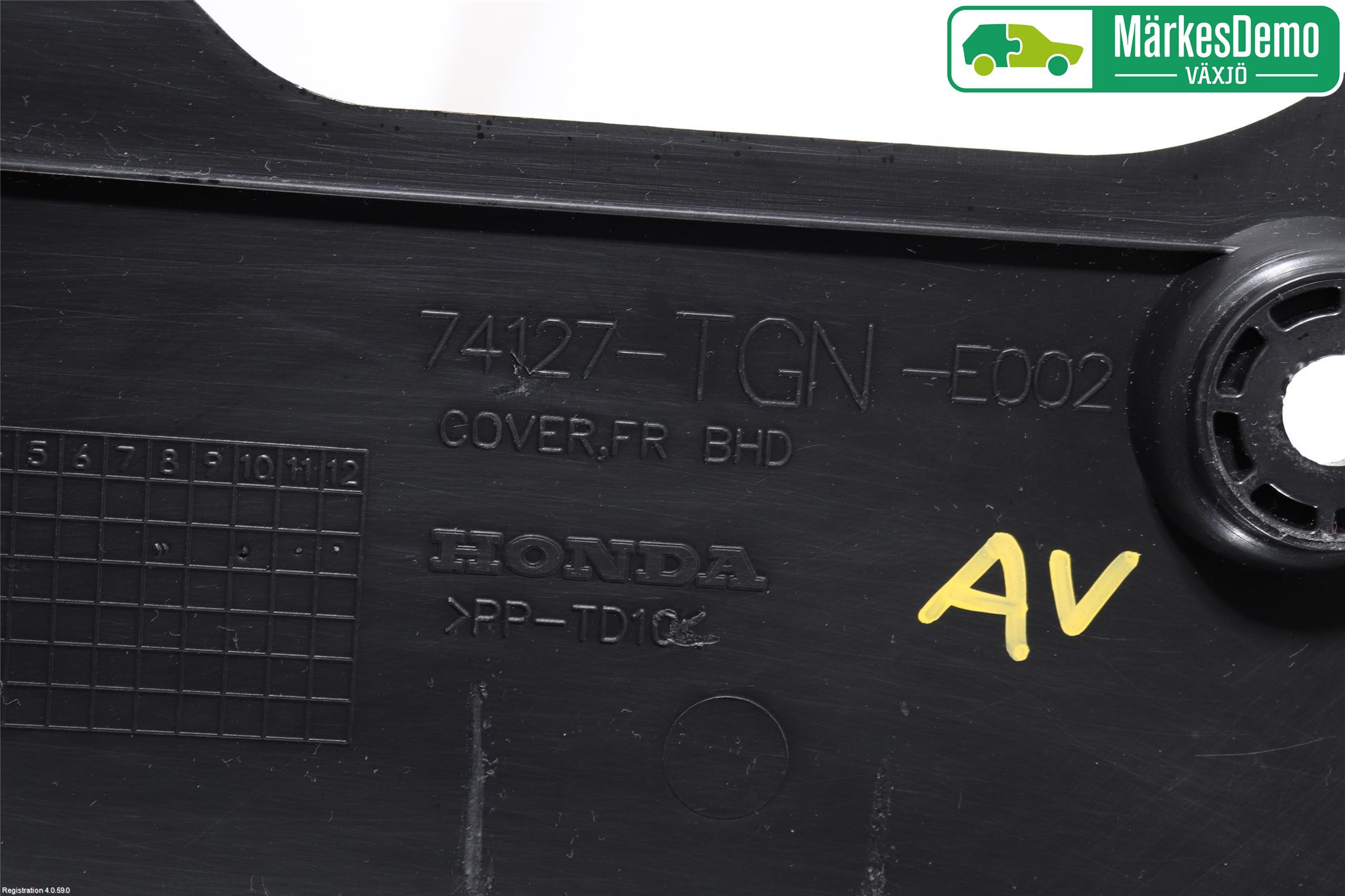 Honda CIVIC 17-22 Frontplate Øvre