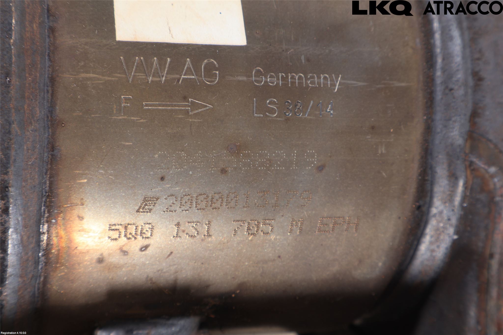 Volkswagen VW GOLF / E-GOLF VII 13-20 Eksos Partikketfilter