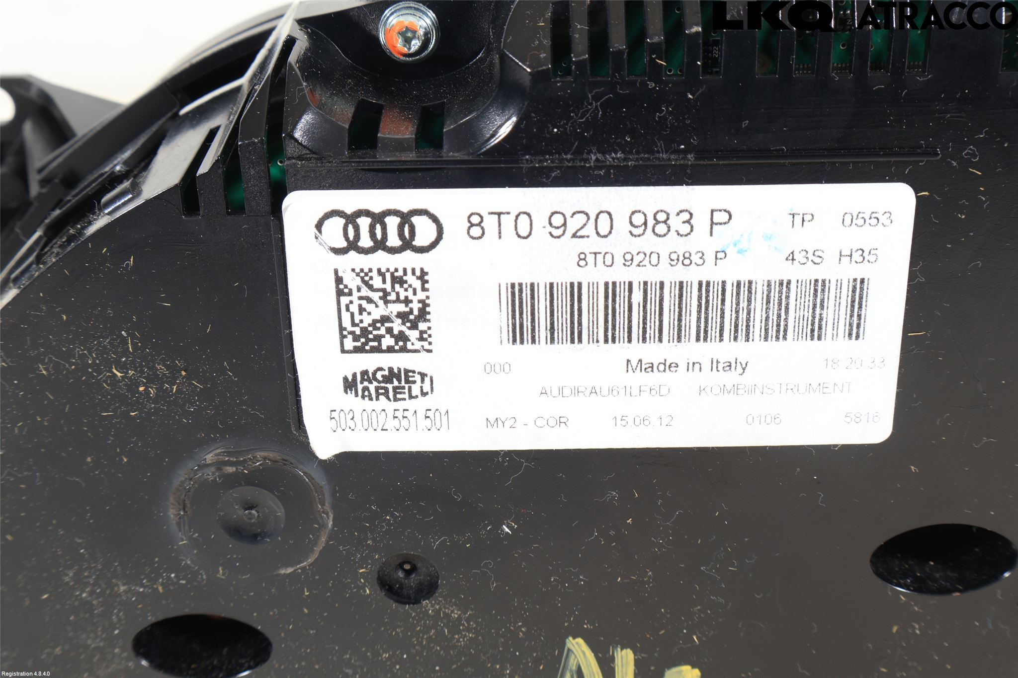 Audi A5 07-16 Instr Speedometer