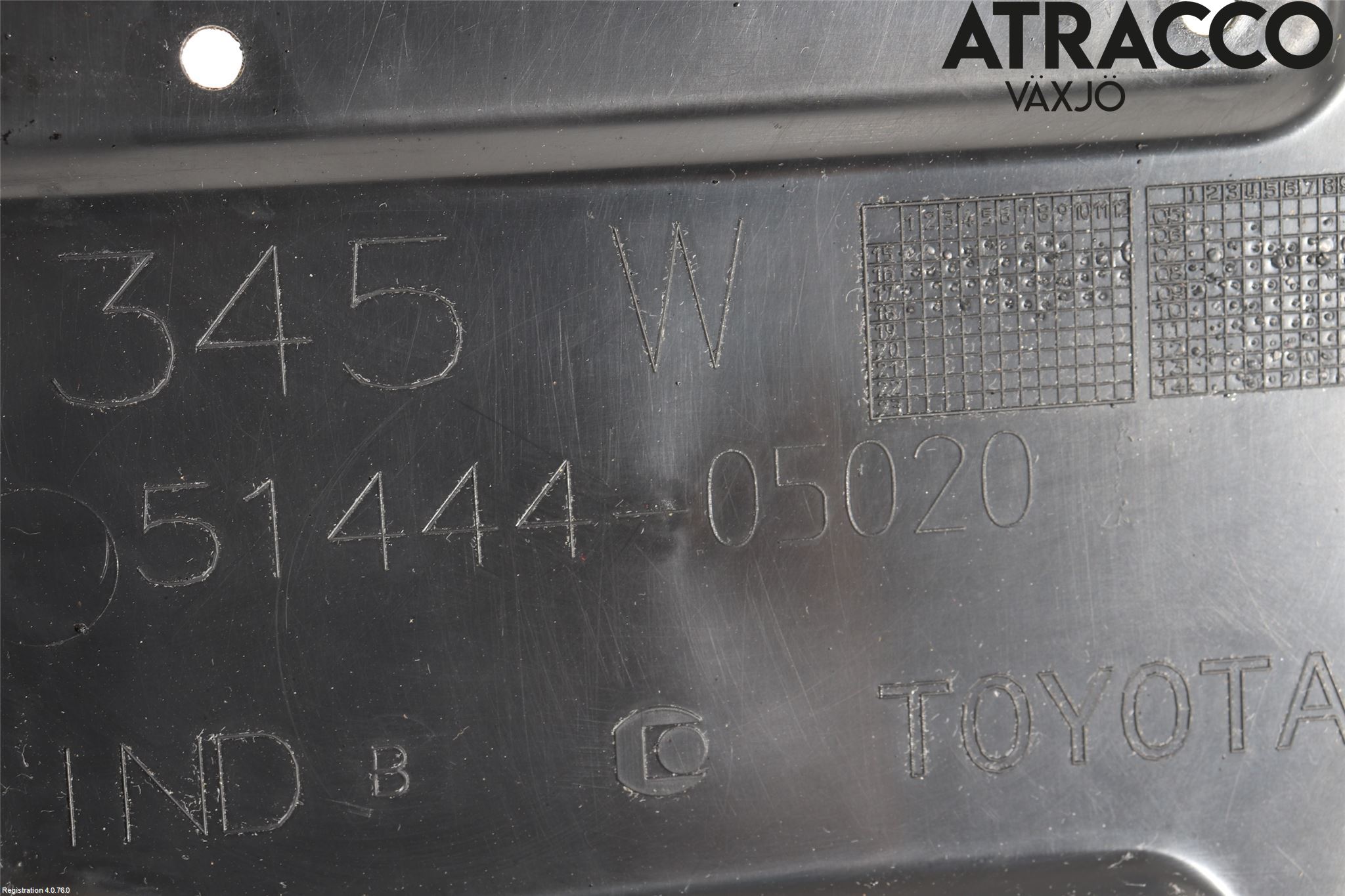 Toyota AURIS 13-19 Bunnplate U Motor-Gear-Dørk