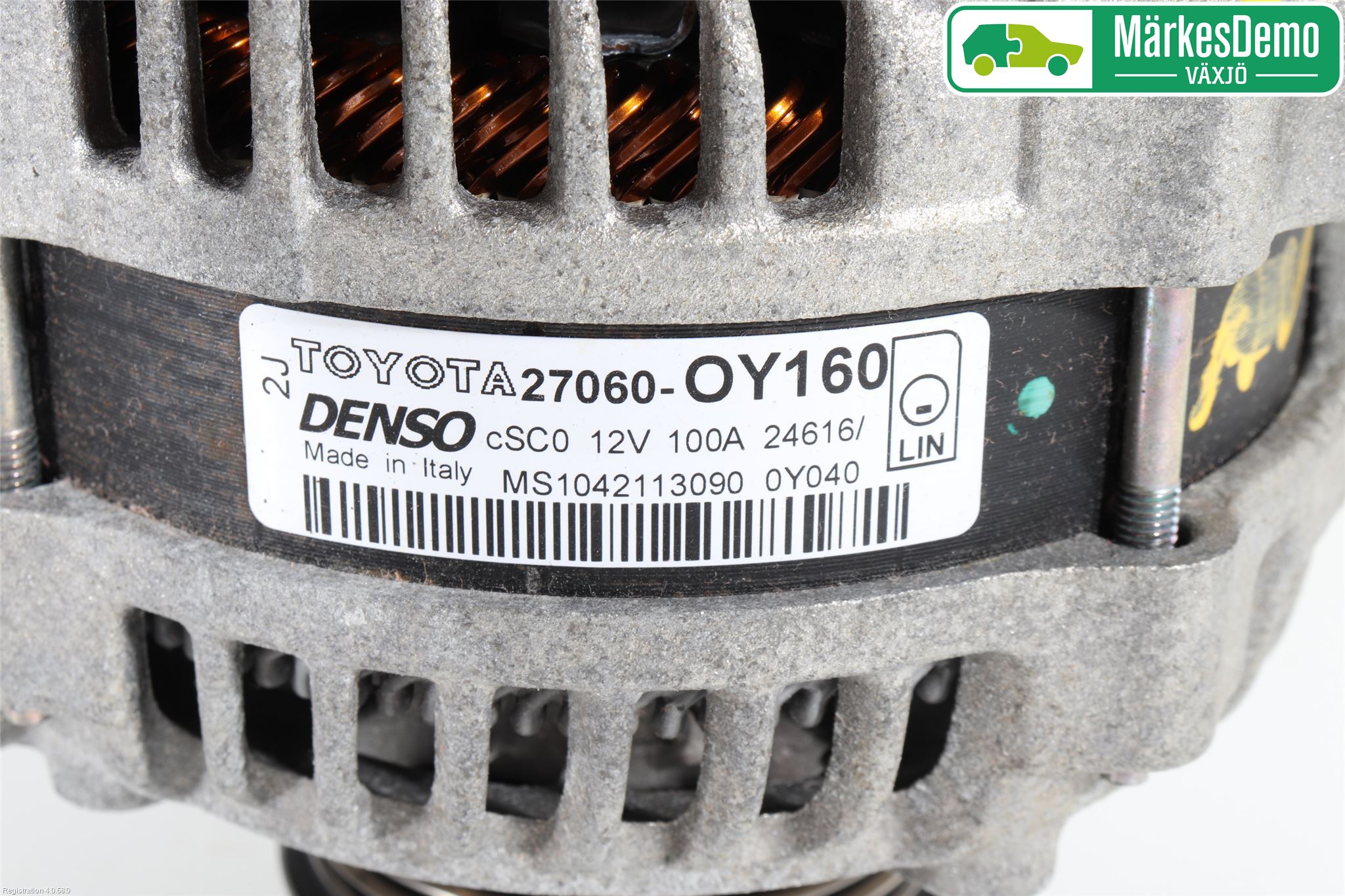 Toyota YARIS XP130 15-20 Dynamo