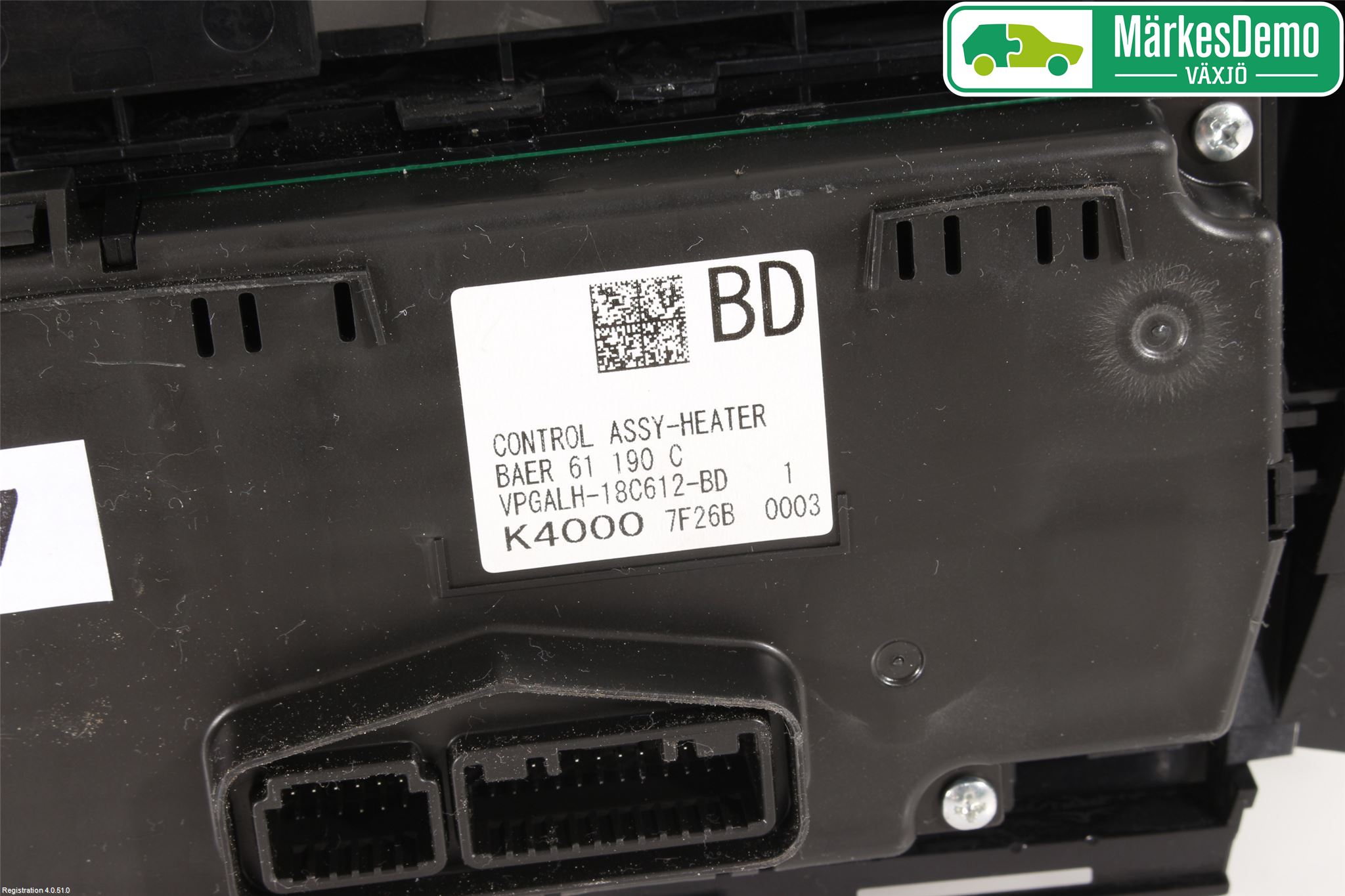 Mazda 3 III 14-19 Varme Ac Betjening-Display