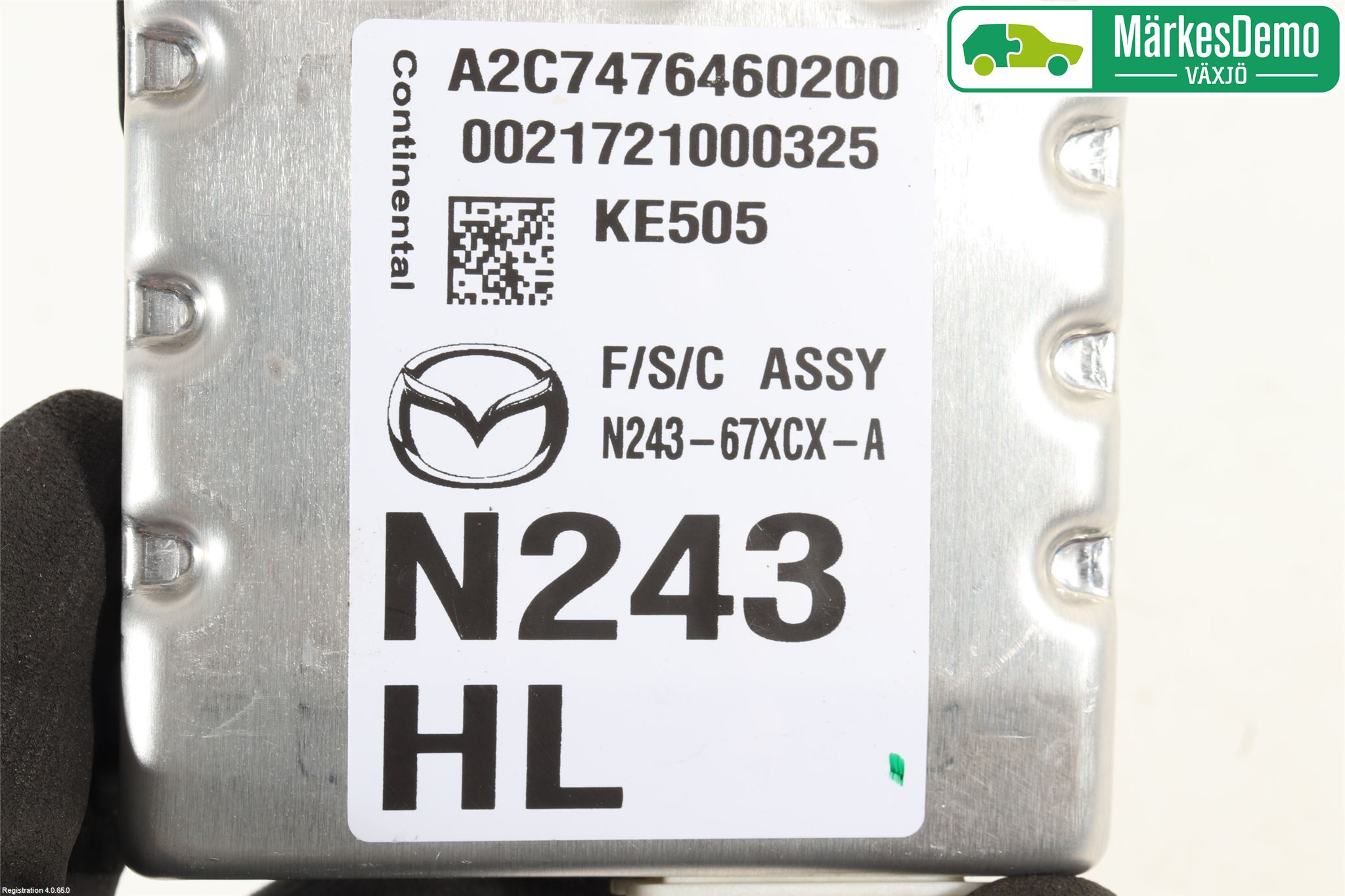 Mazda MX-5 IV (ND/ND2/ND3) MIATA 15- Sensor Kollisjonsbeskyttelse