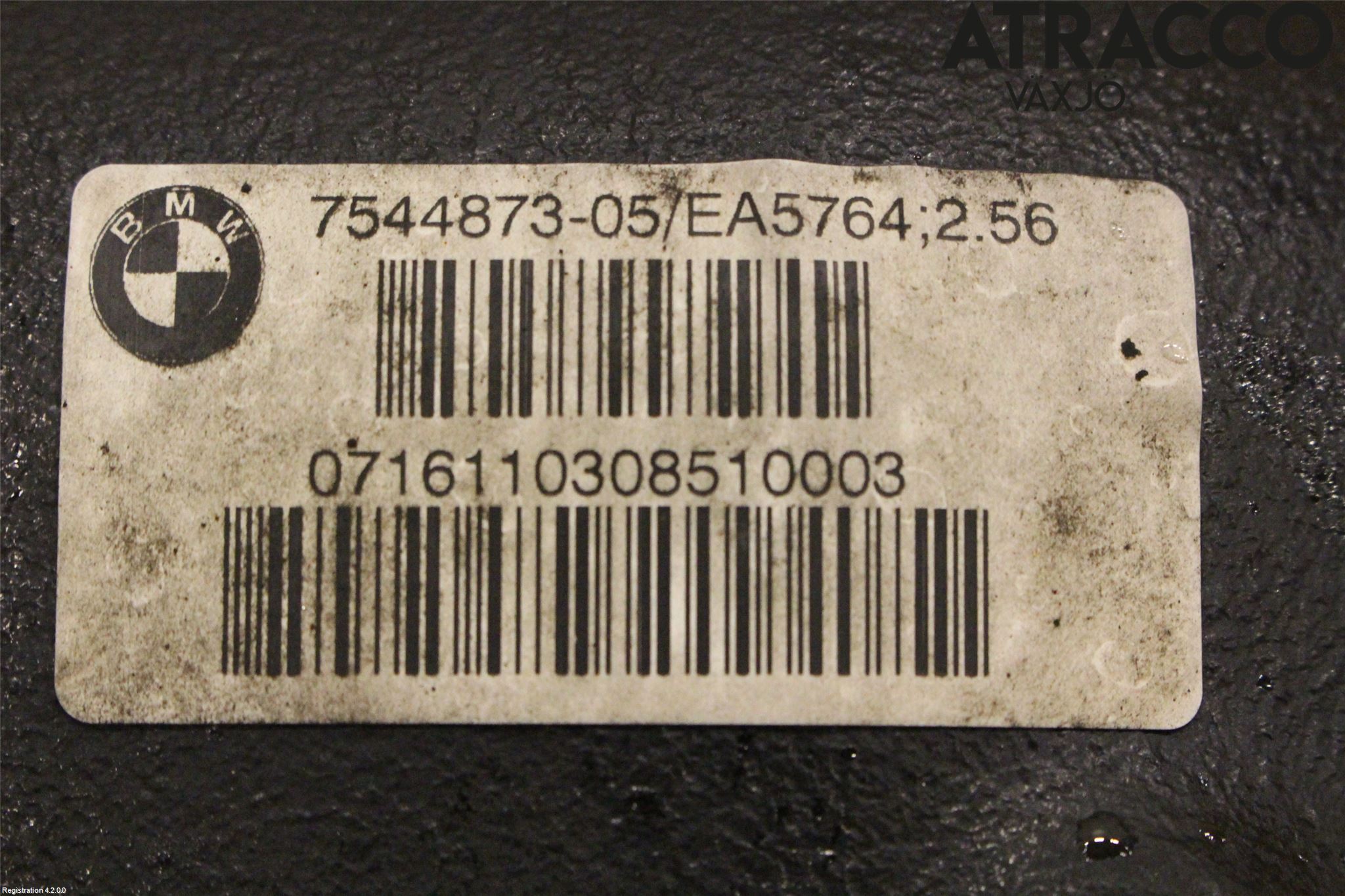 BMW 4 F32/F33/F82/F83 13-20 Bakaksel Kardang Bak -Diff