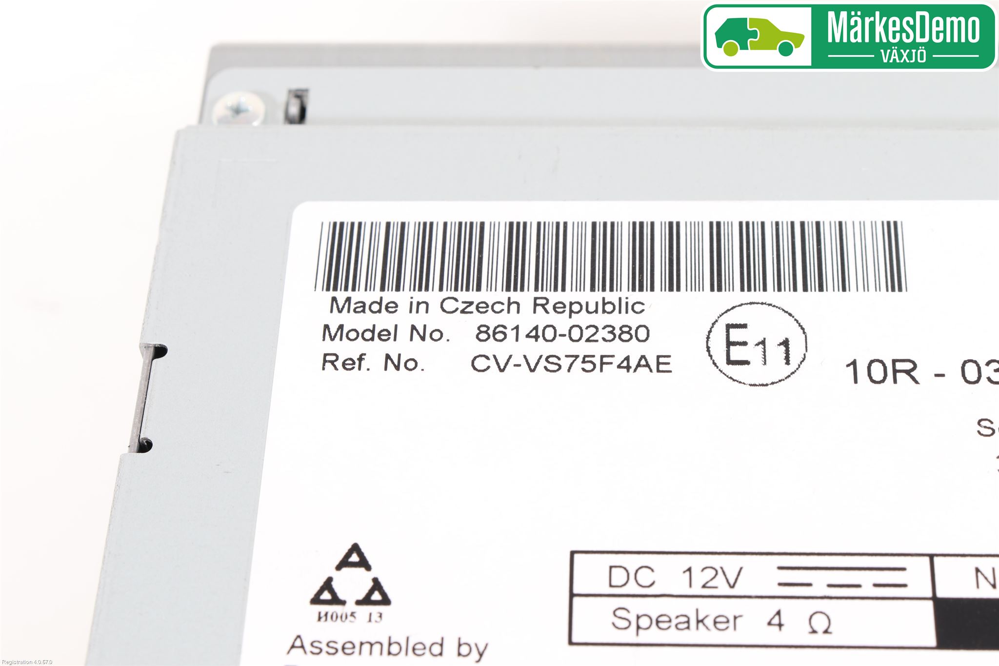 Toyota AURIS 13-19 Stereo Radio Med Cd