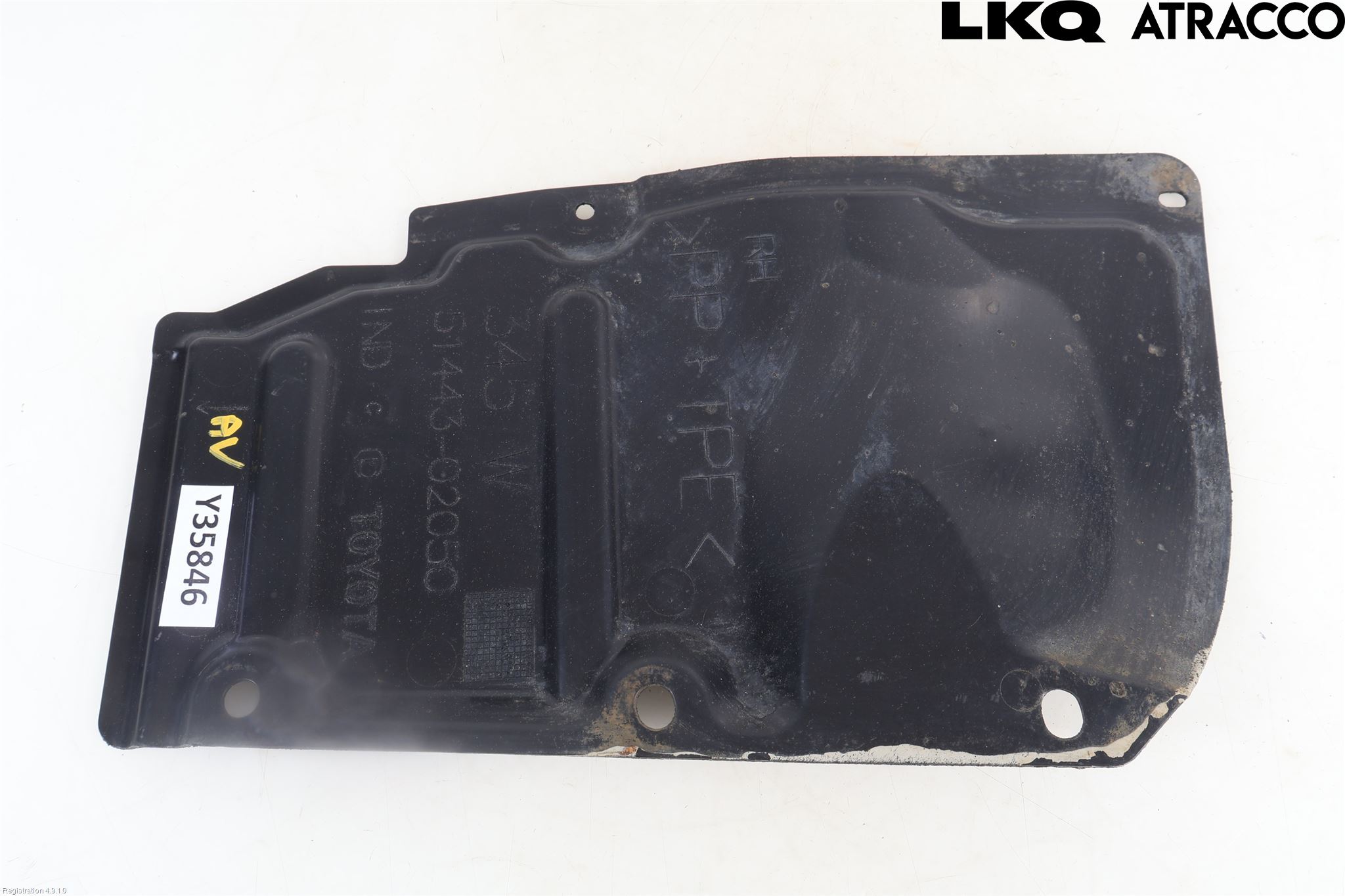 Toyota AVENSIS 09-15 Bunnplate U Motor-Gear-Dørk
