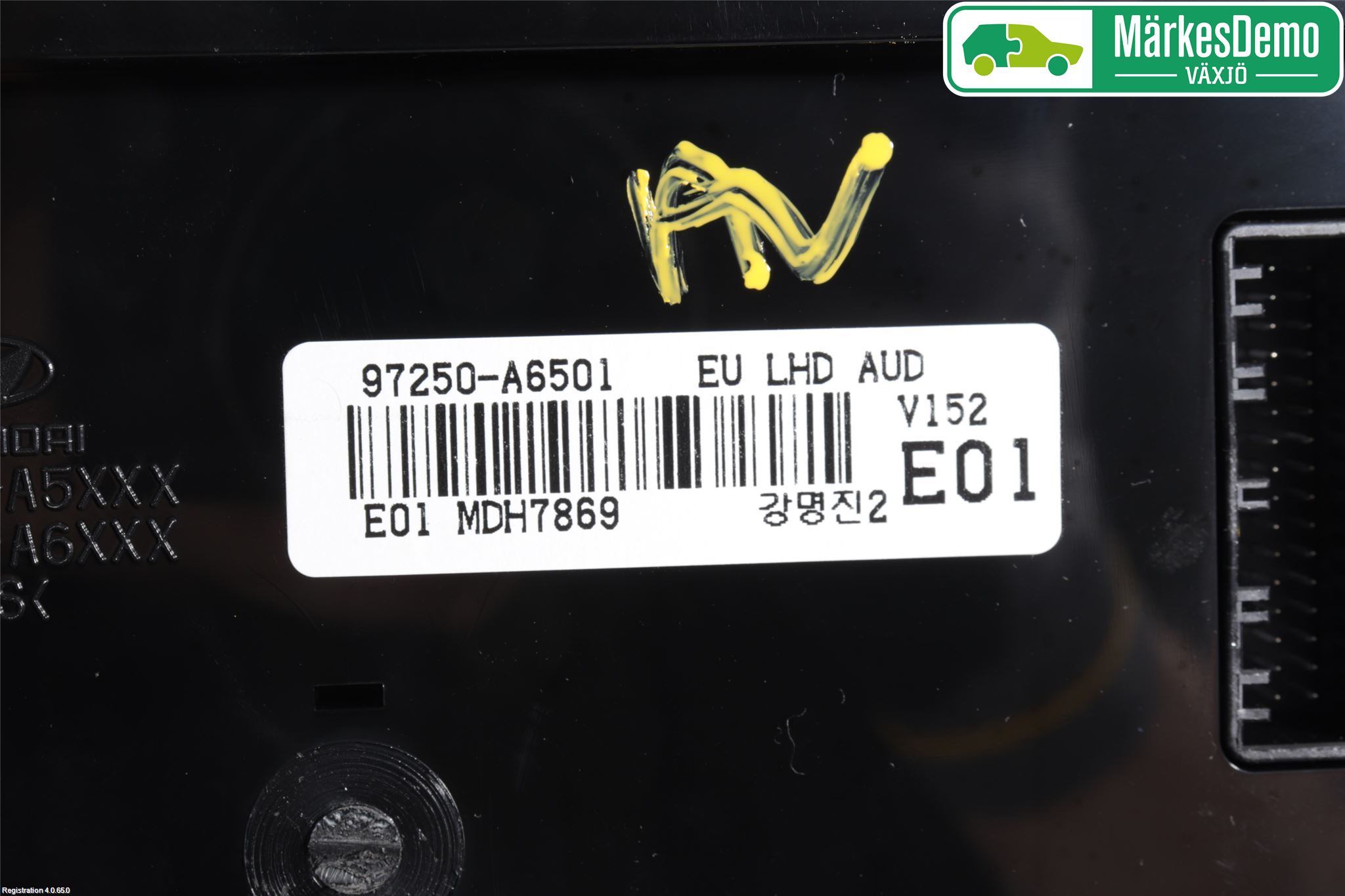 Hyundai i30 PD 17- Varme Ac Betjening-Display