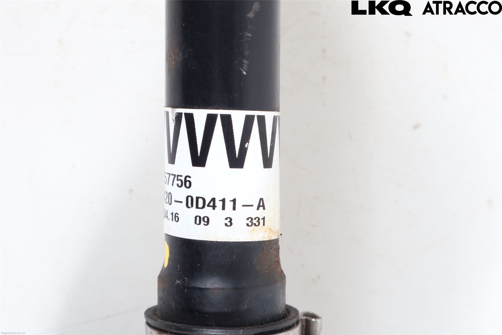 Toyota YARIS XP130 15-20 Drivaksel Foran Kompl Venstre