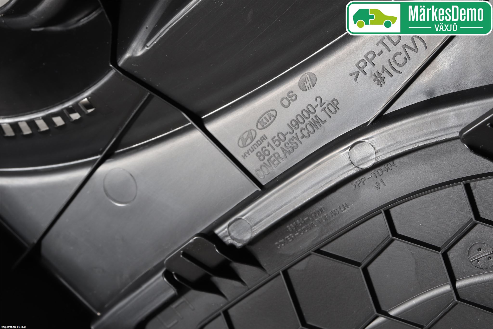 Hyundai KONA/ELECTRIC OS 18-23 Visker Deksel-Grill-Under Frr
