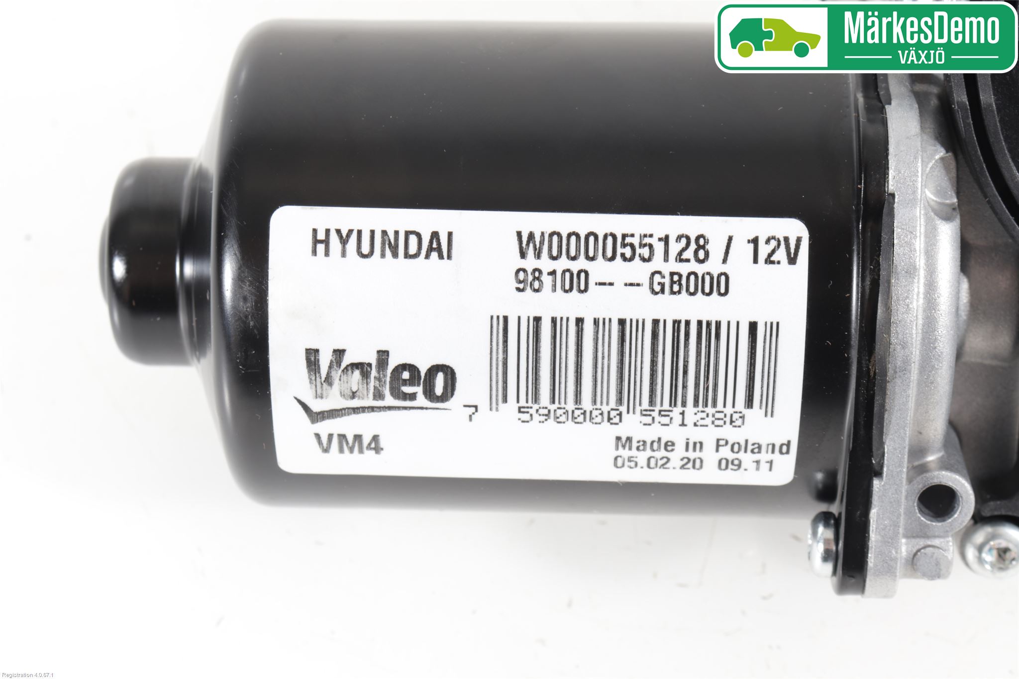 Hyundai i20 GB 15-20 Viskermotor Frontrute