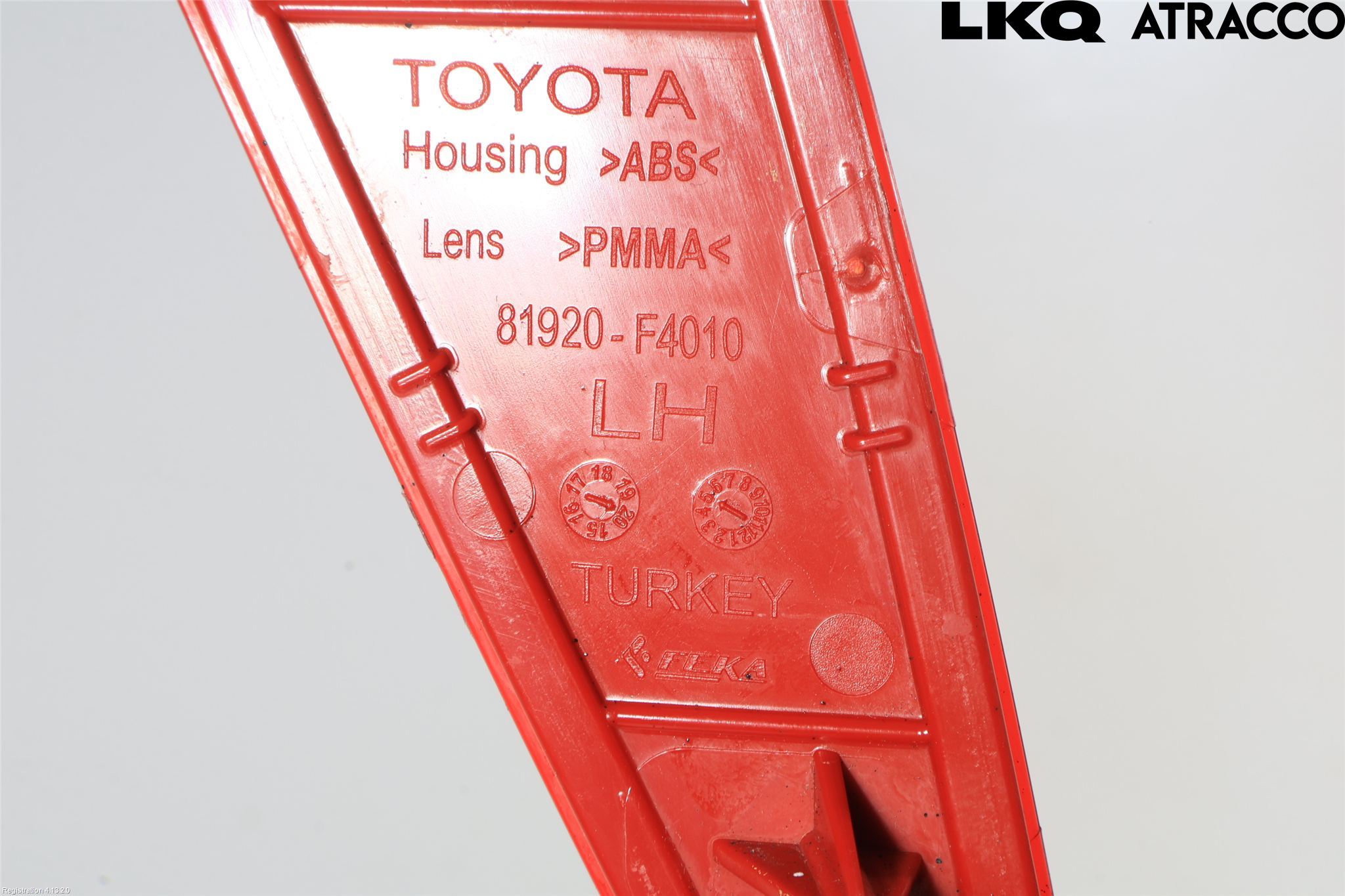 Toyota C-HR 16-23 Refleks Bak