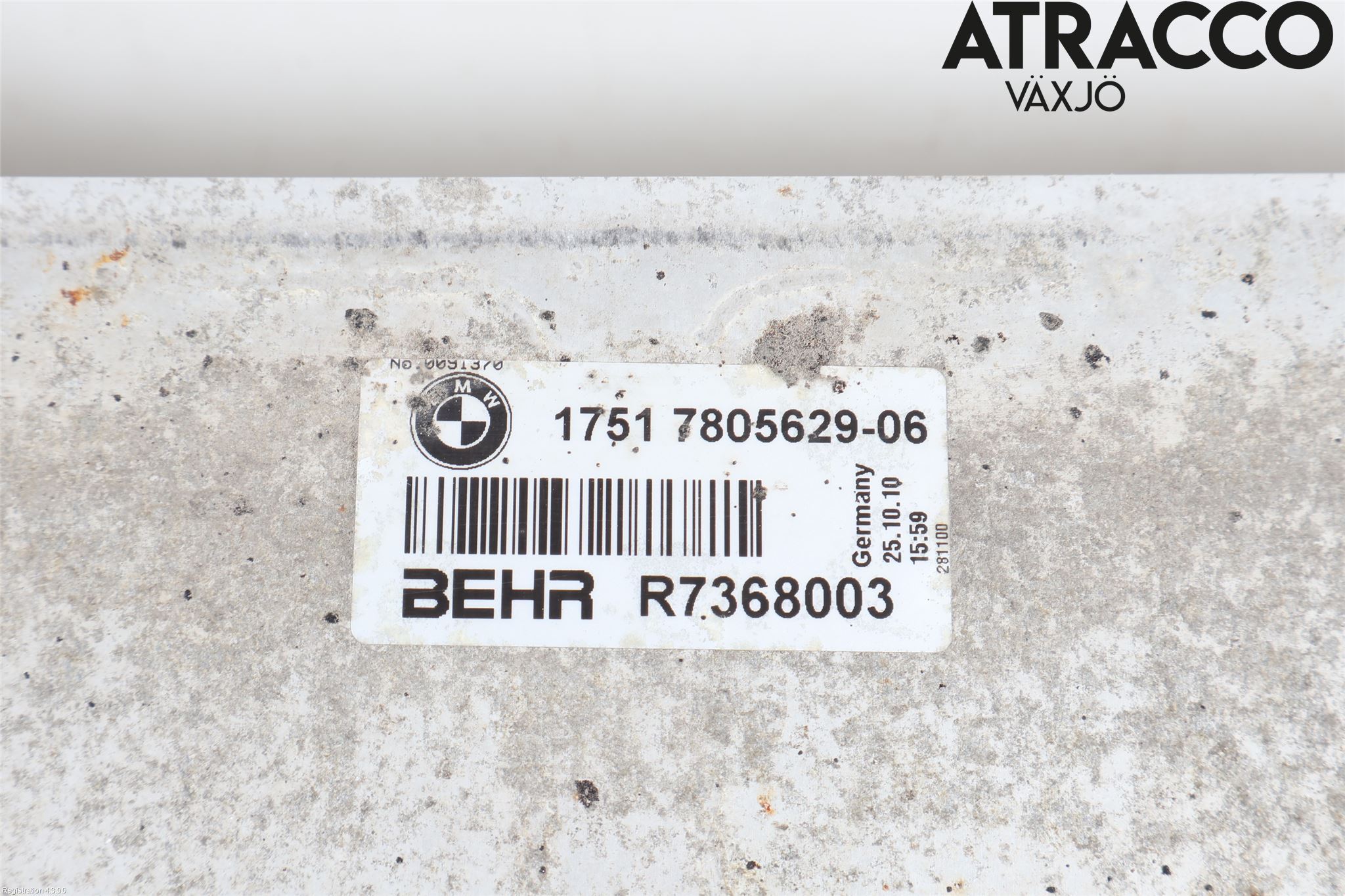 BMW 5 F10/F11/F18 09-17 Intercooler Radiator