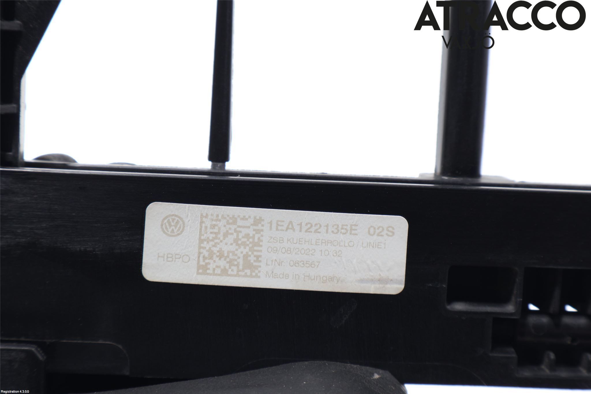 Volkswagen VW ID.4 21- Luftstyring Front