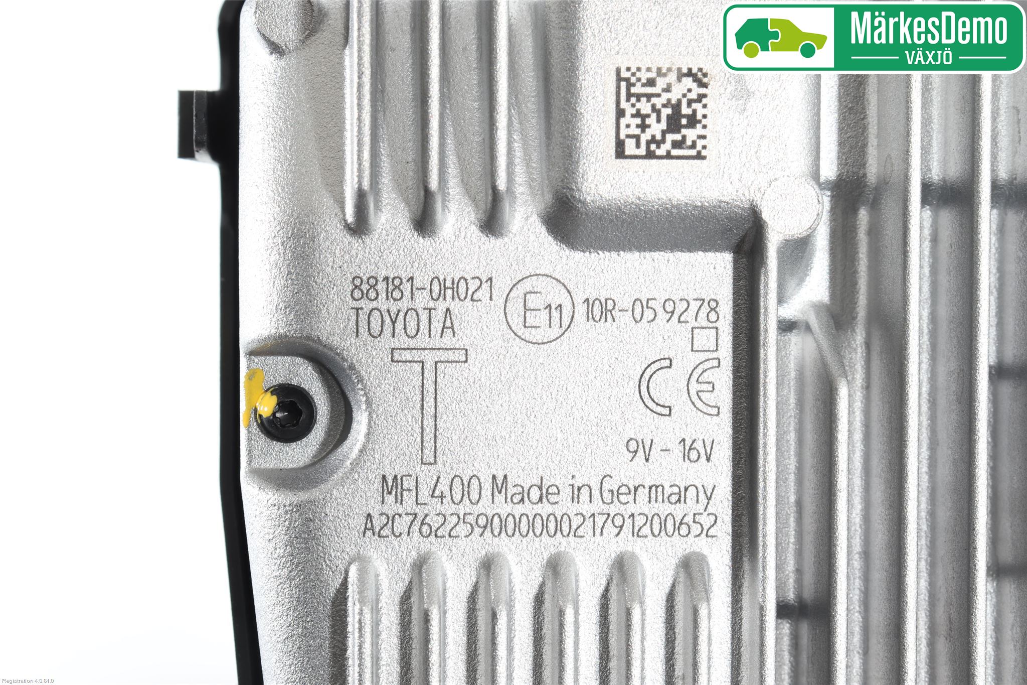 Toyota AYGO 15-21 Sensor Kollisjonsbeskyttelse